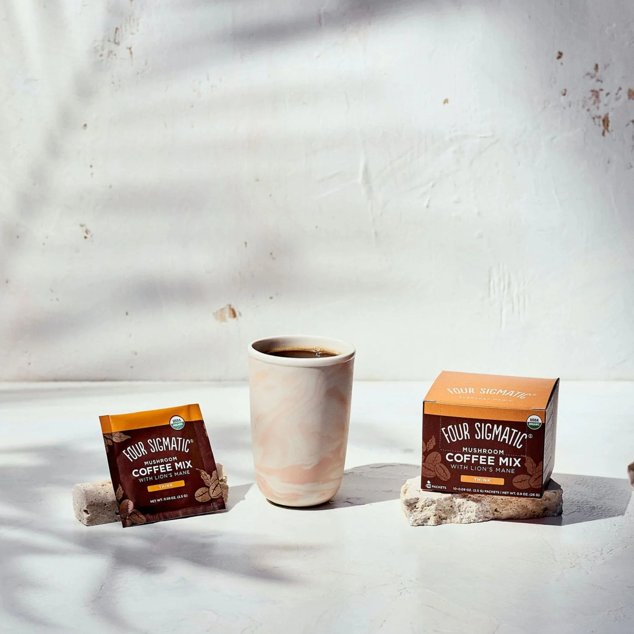 Four Sigmatic Mushroom Coffee Mix, Ground Coffee with Lion’s Mane, 10x2.5g Sachets - Image 5
