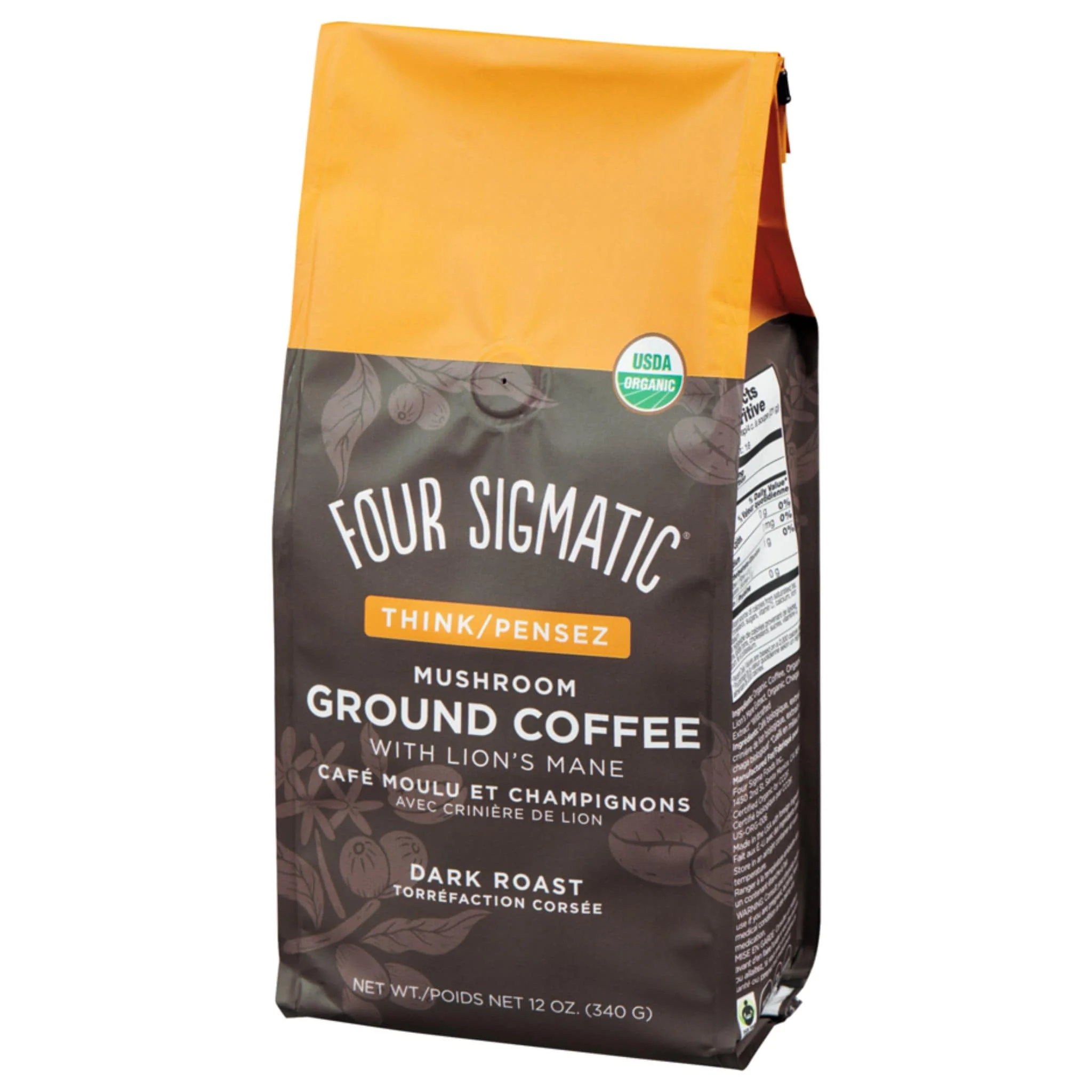 Four Sigmatic Mushroom Coffee Mix, Ground Coffee with Lion’s Mane, 10x2.5g Sachets - Image 8