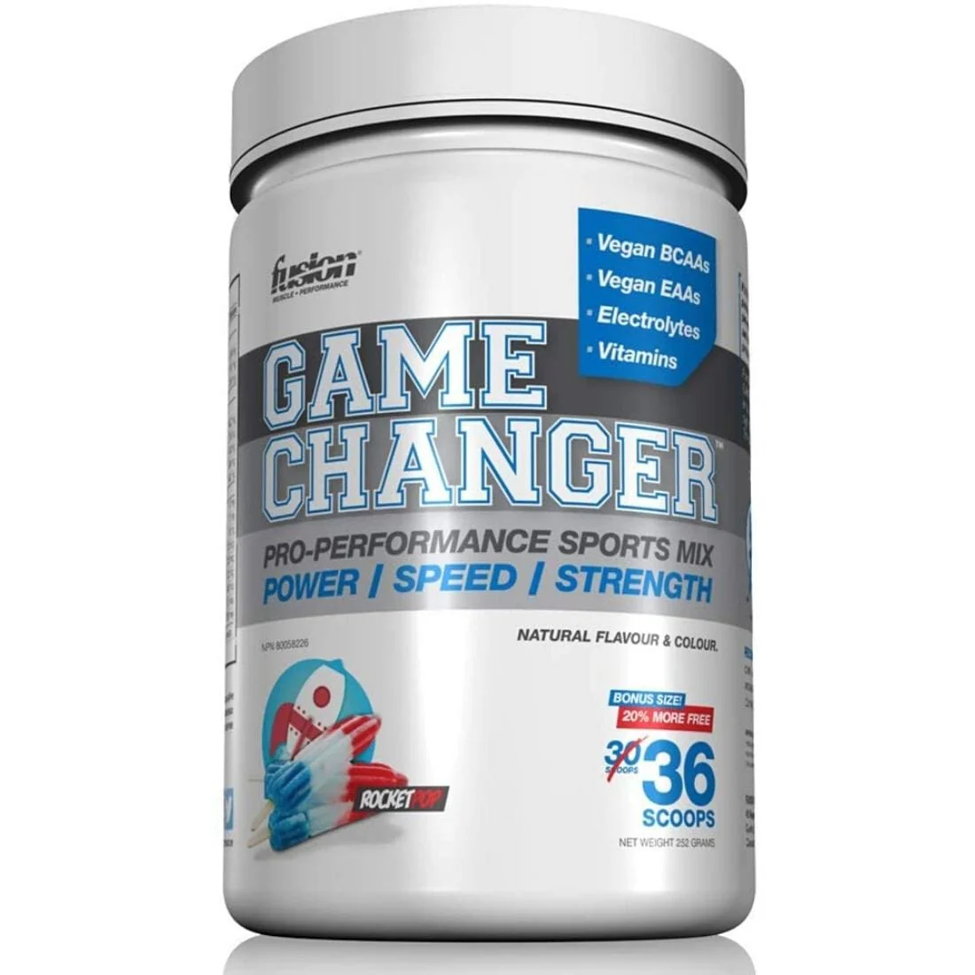 Fusion Game Changer (EAA, BCAA, Hydration Complex), 225g (NEW!) - Image 4