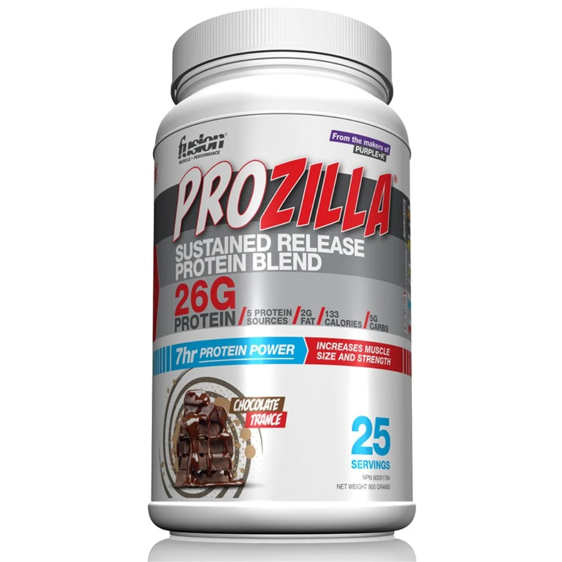 Fusion Prozilla 7 Hour Protein Blend (New!), 900g - Image 2