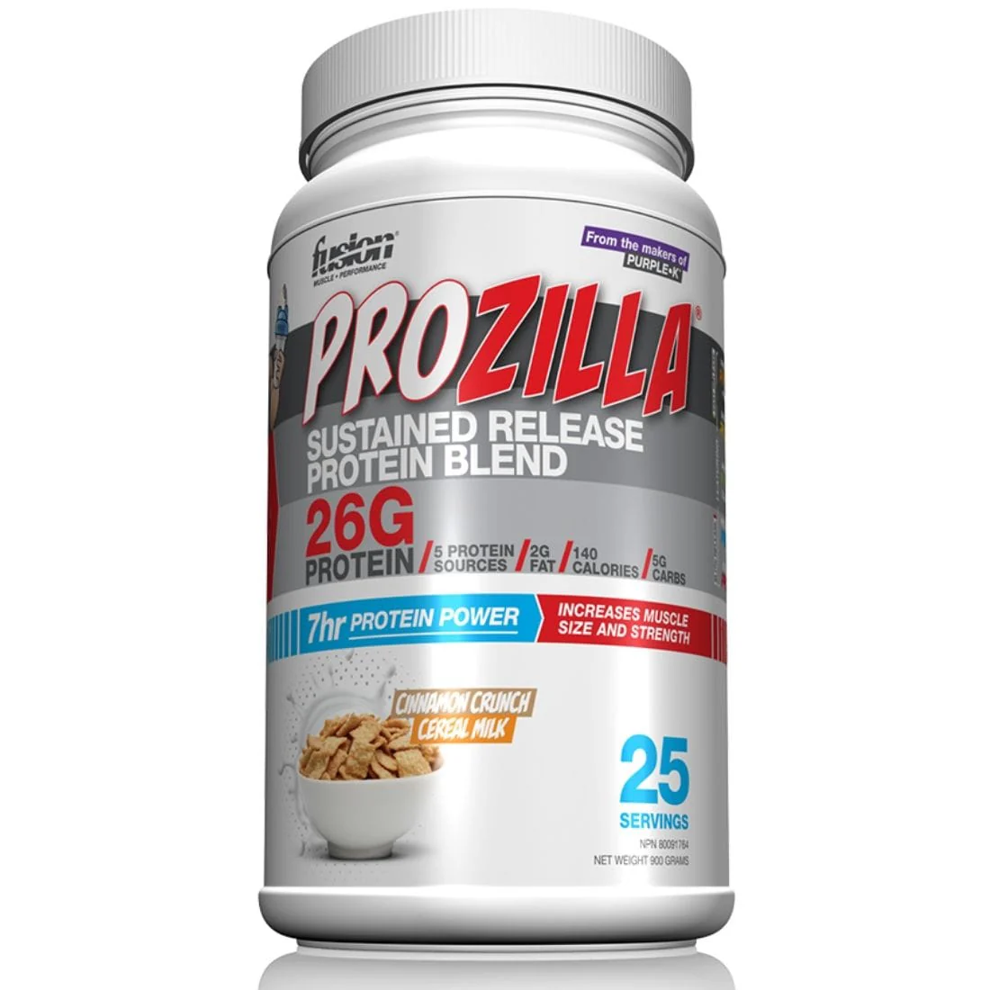 Fusion Prozilla 7 Hour Protein Blend (New!), 900g - Image 3