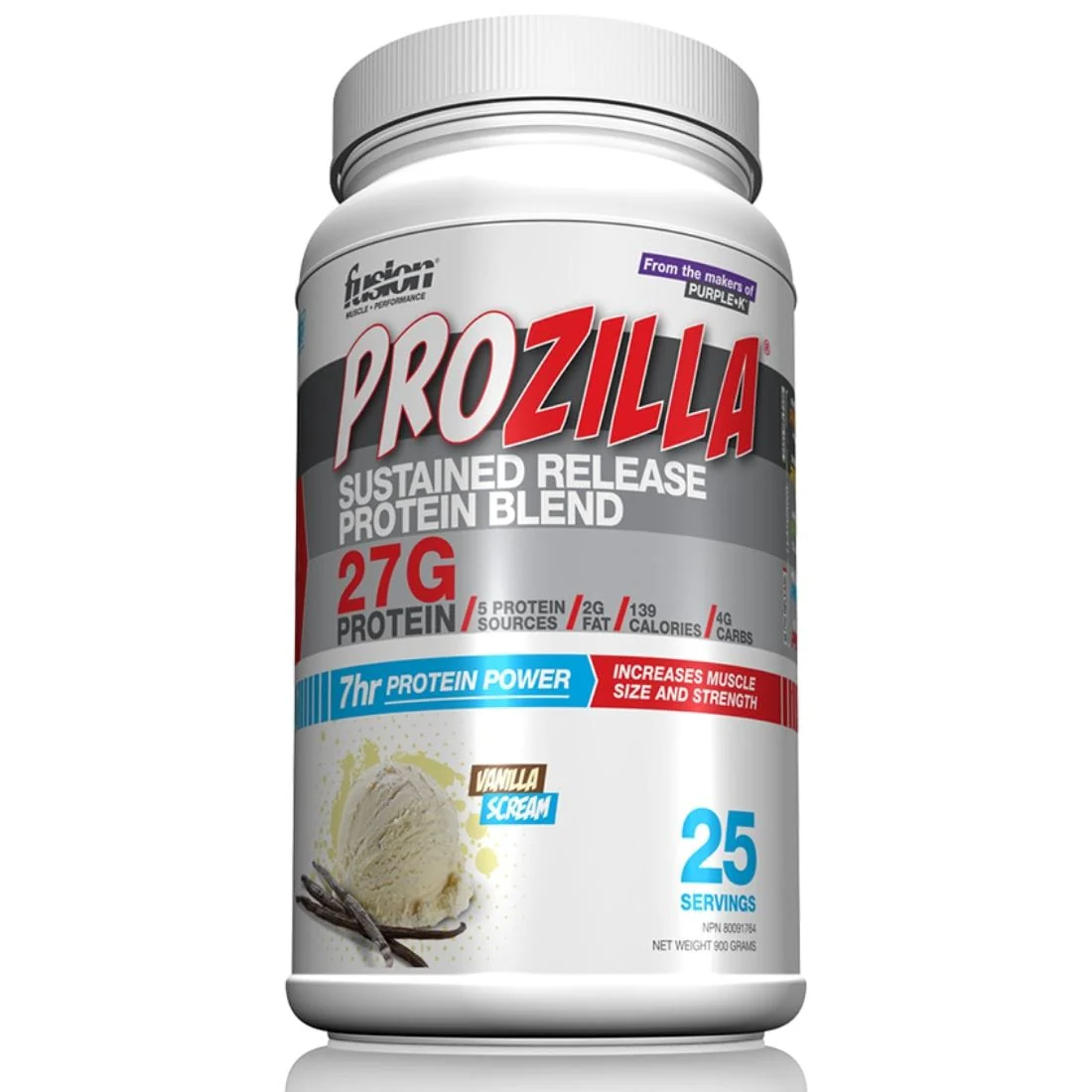 Fusion Prozilla 7 Hour Protein Blend (New!), 900g - Image 5