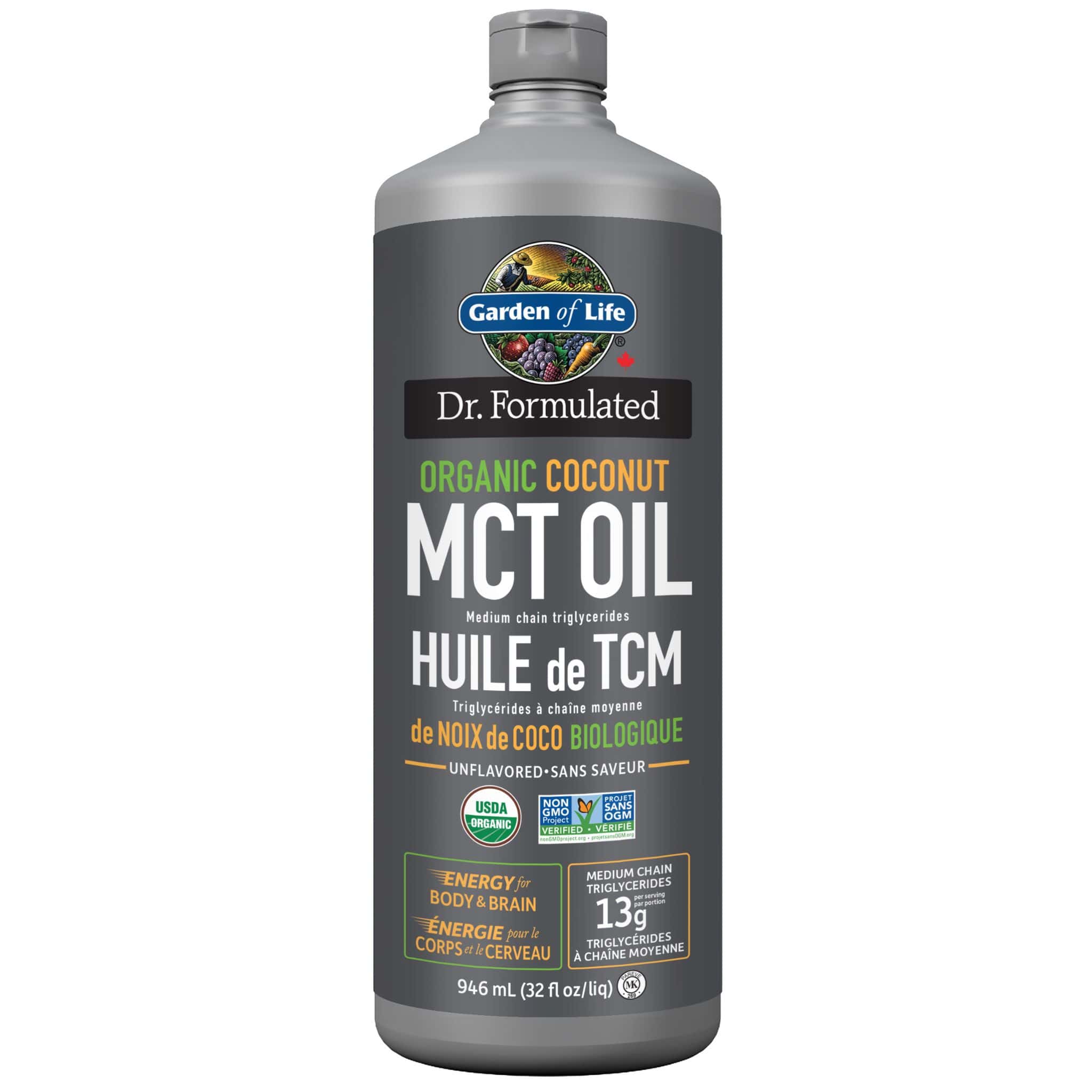 Garden of Life Dr. Formulated Organic Coconut MCT Oil - Image 5