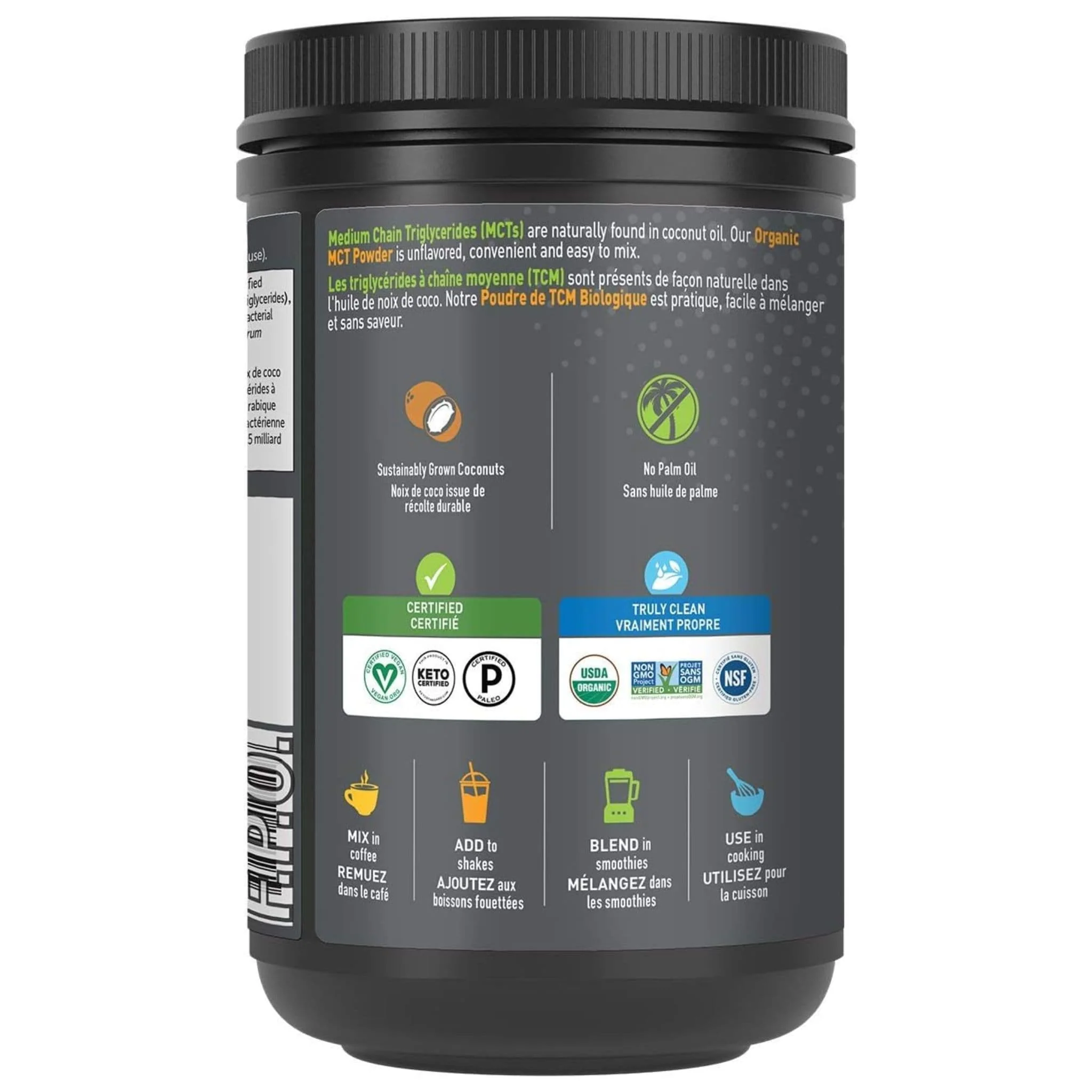 Garden of Life Dr. Formulated Organic MCT Powder, 300g - Image 2