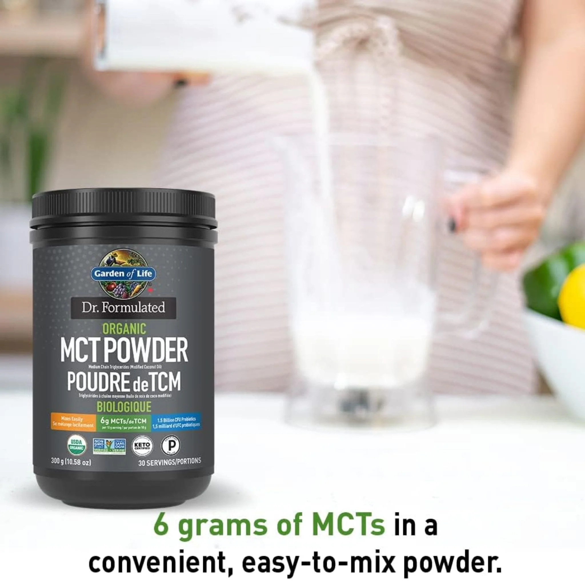Garden of Life Dr. Formulated Organic MCT Powder, 300g - Image 4