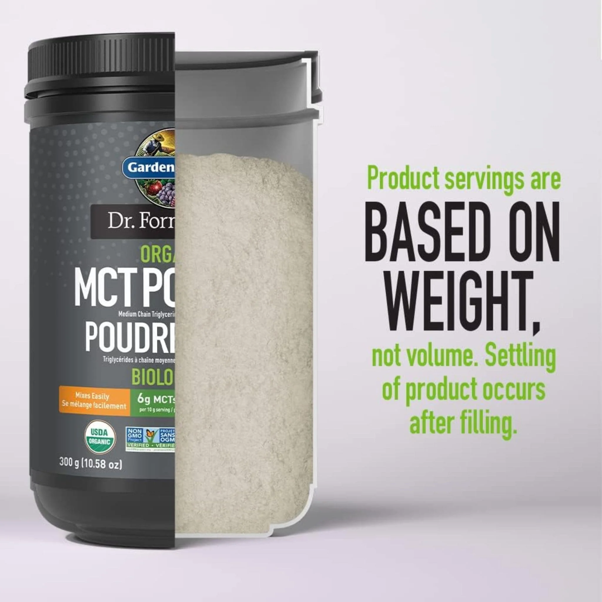 Garden of Life Dr. Formulated Organic MCT Powder, 300g - Image 5