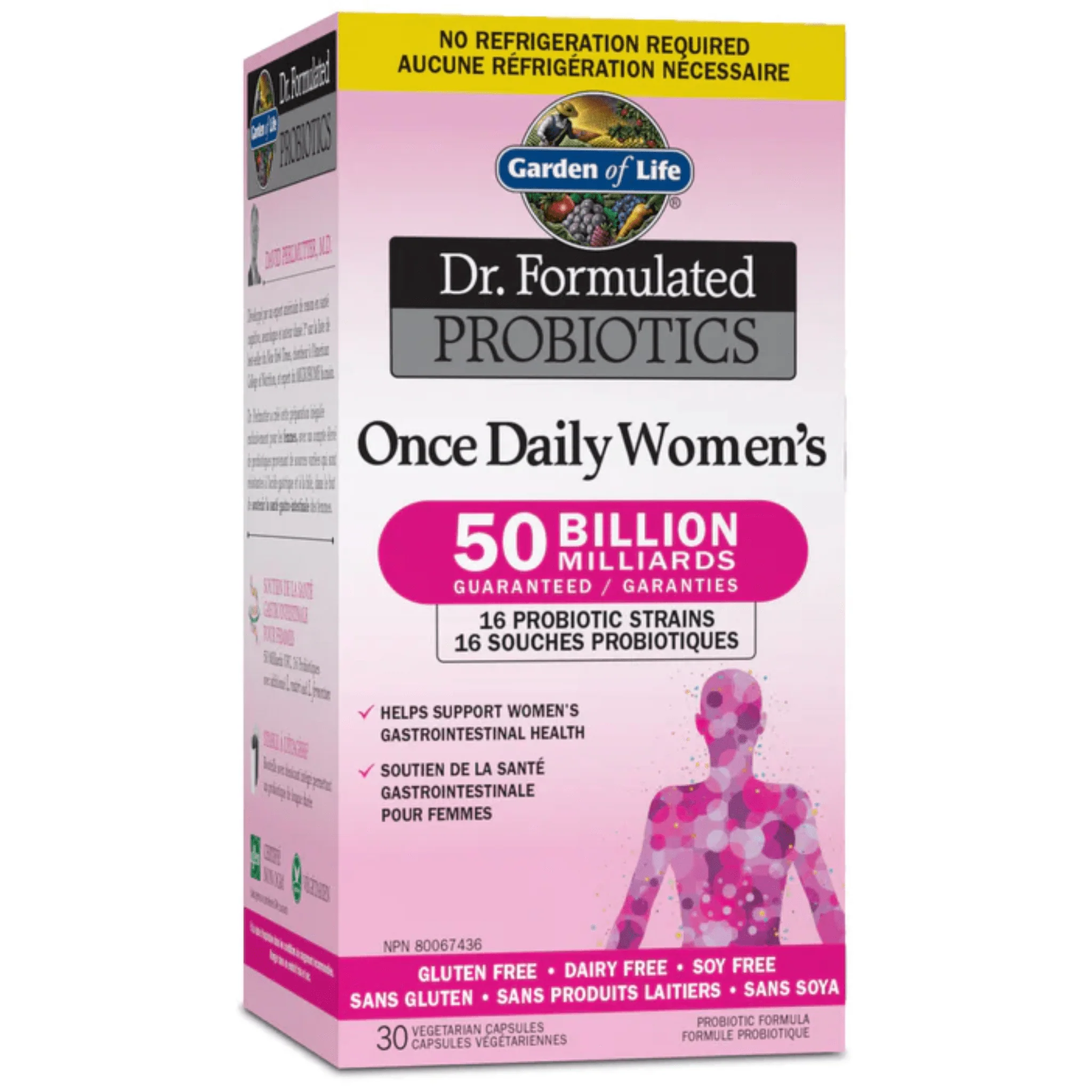 Garden of Life Dr. Formulated Probiotics Once Daily Women's 50 Billion (Shelf Stable), 30 Vcaps