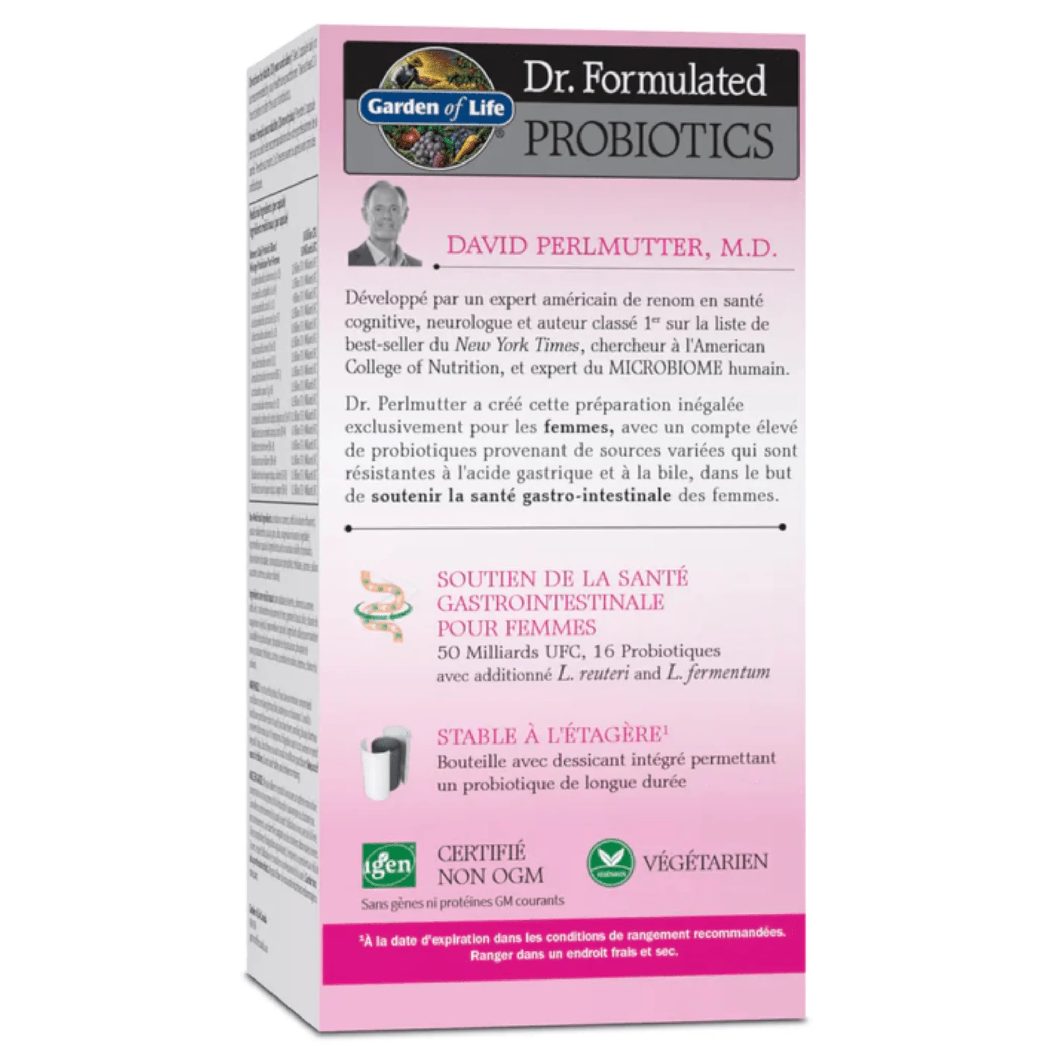 Garden of Life Dr. Formulated Probiotics Once Daily Women's 50 Billion (Shelf Stable), 30 Vcaps - Image 2