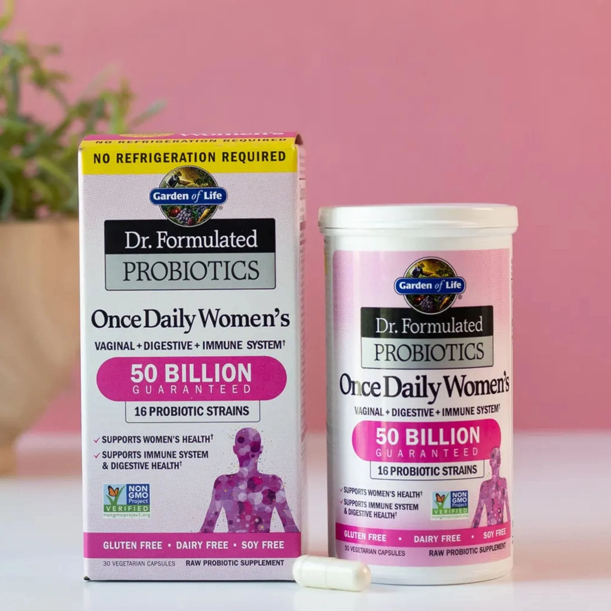 Garden of Life Dr. Formulated Probiotics Once Daily Women's 50 Billion (Shelf Stable), 30 Vcaps - Image 5