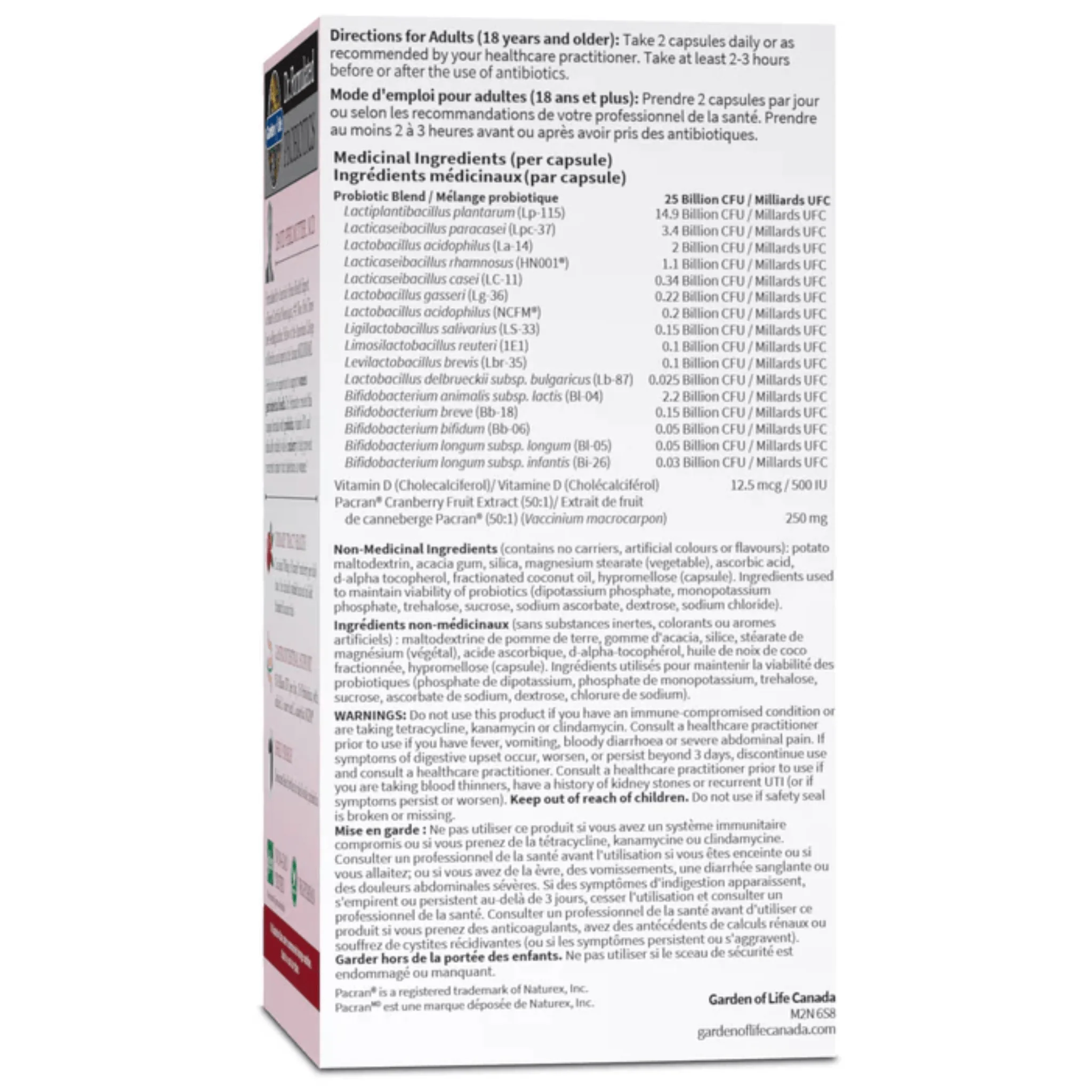 Garden of Life Dr. Formulated Probiotics Urinary Tract+ 50 Billion (Self Stable), 60 Vcaps - Image 4