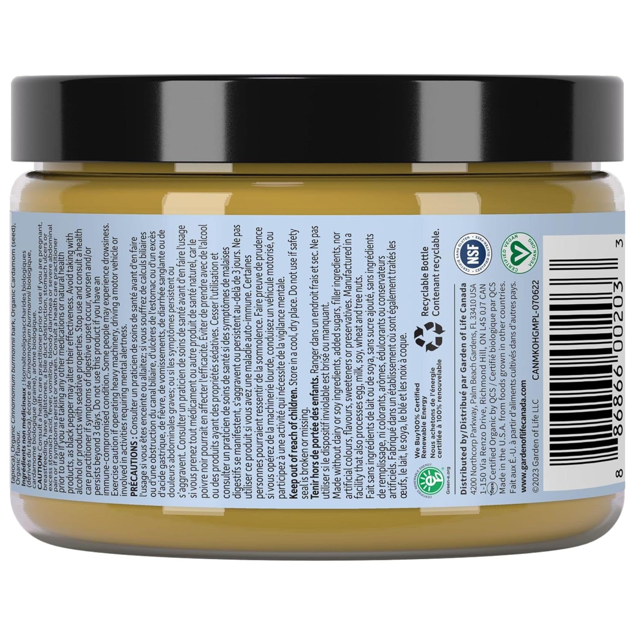 Garden Of Life Organics Golden Milk Turmeric Powder, Fermented Organic Turmeric with Ginger, 105g - Image 2