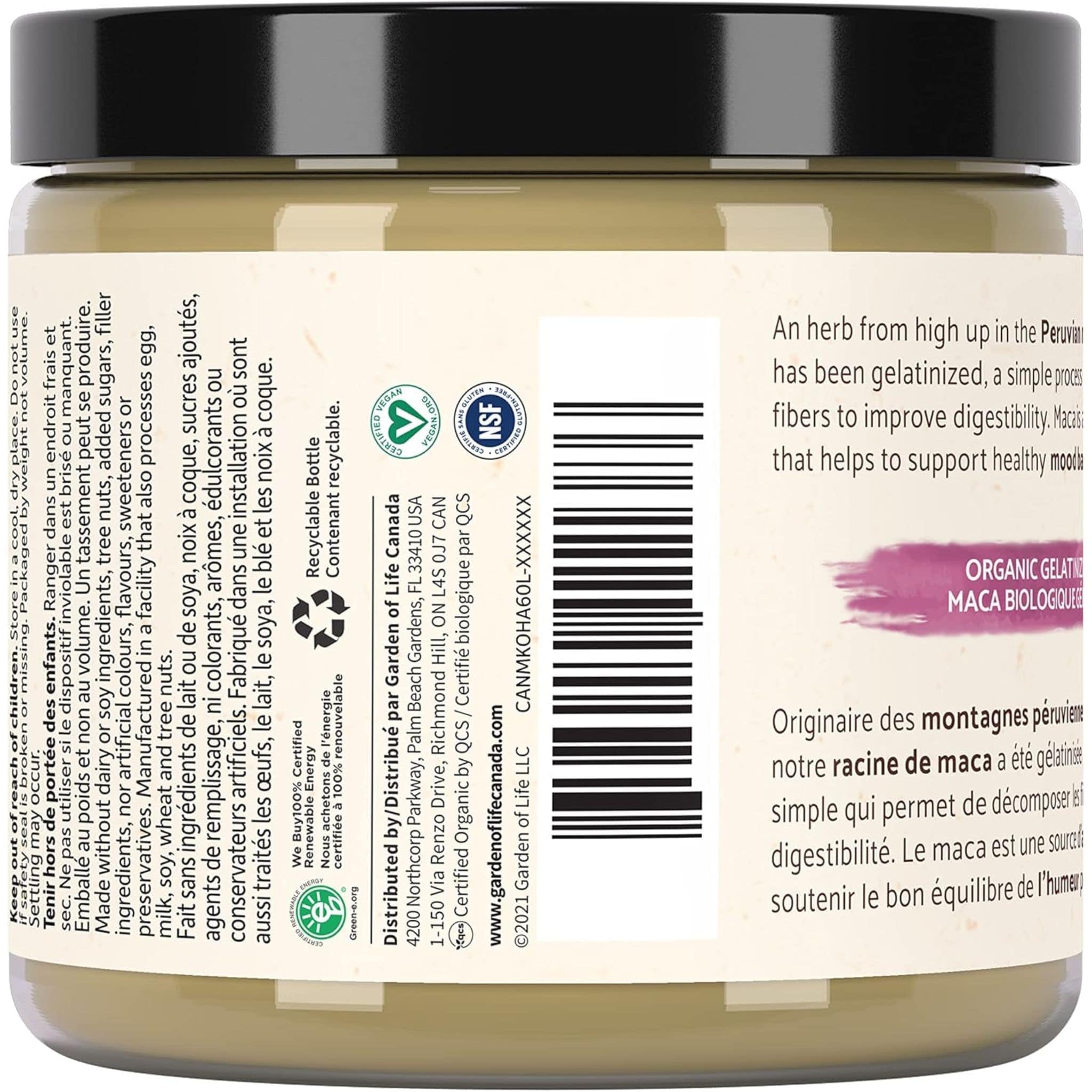 Garden of Life Organics Maca Root Powder, 225g - Image 4