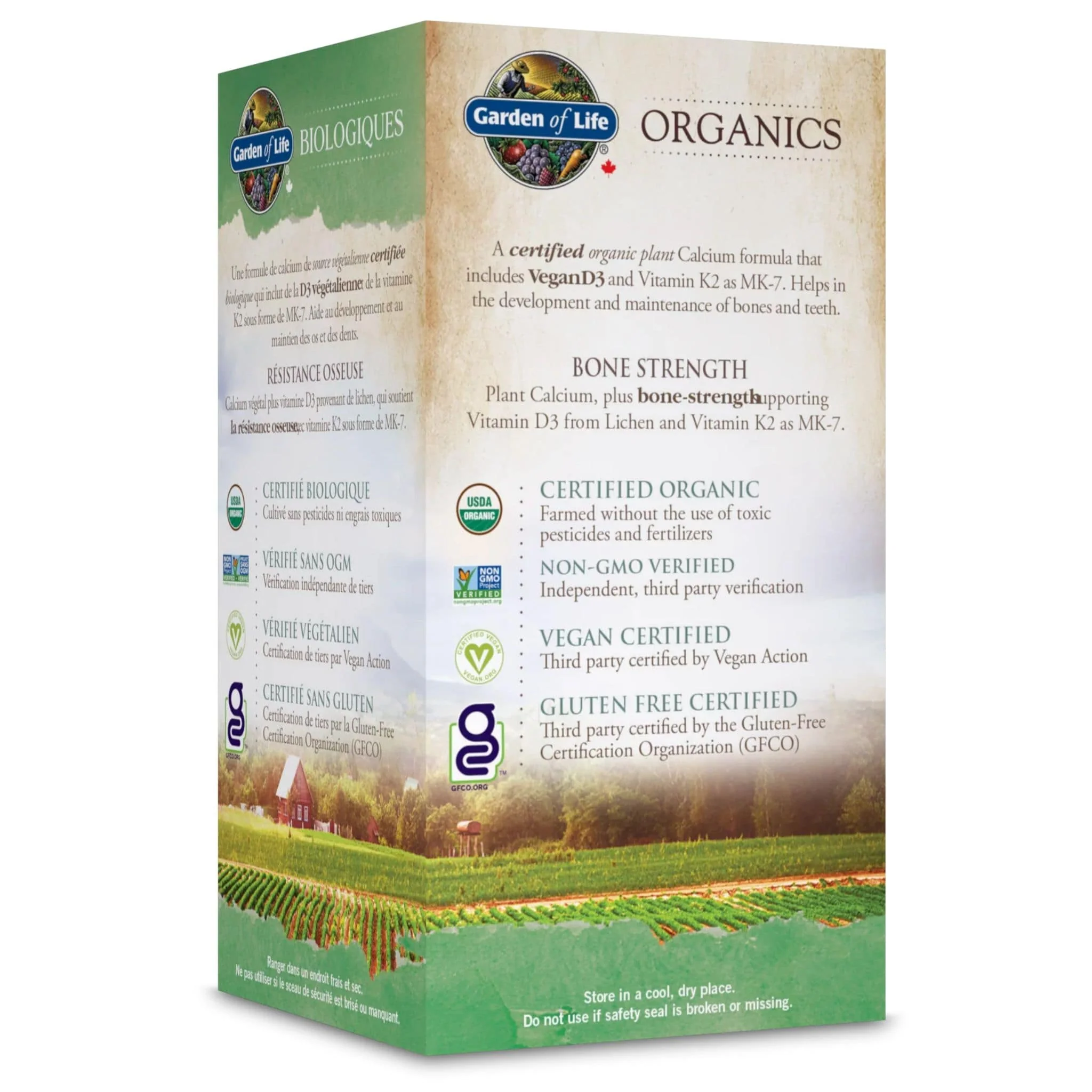 Garden of Life Organics Organic Plant Calcium, 90 Vegan Tablets - Image 3