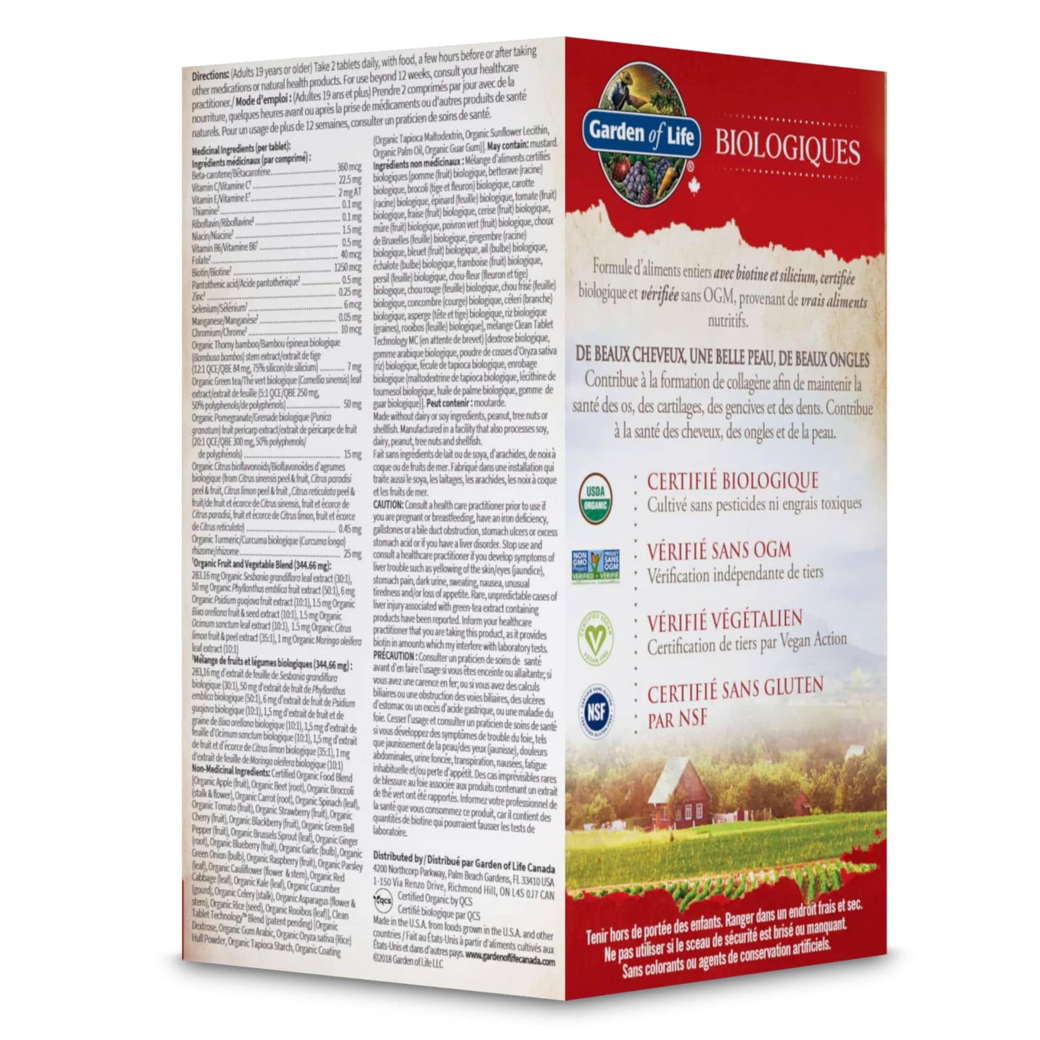 Garden of Life Organics Organic Plant Collagen Builder, 60 Vegan Tablets - Image 4