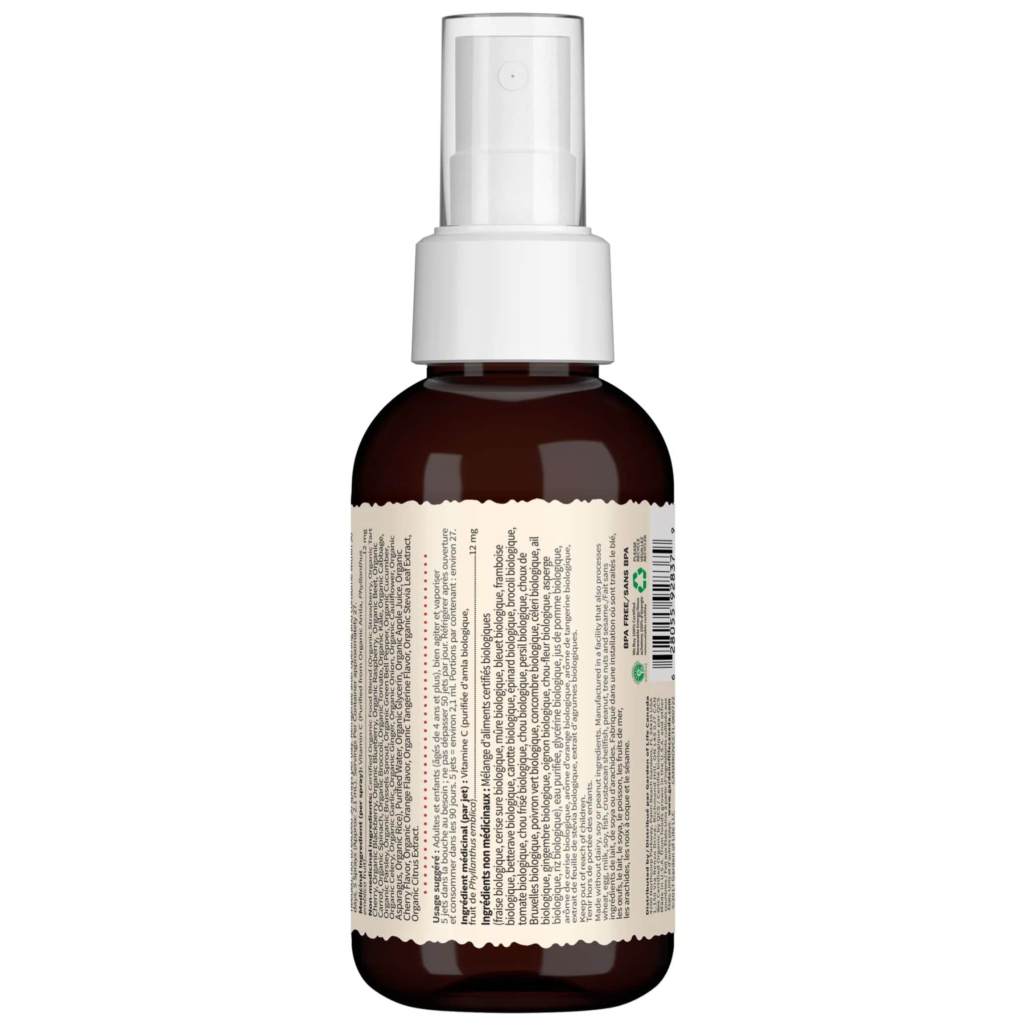 Garden of Life Organics Vitamin C Organic Throat Spray, 58ml - Image 4