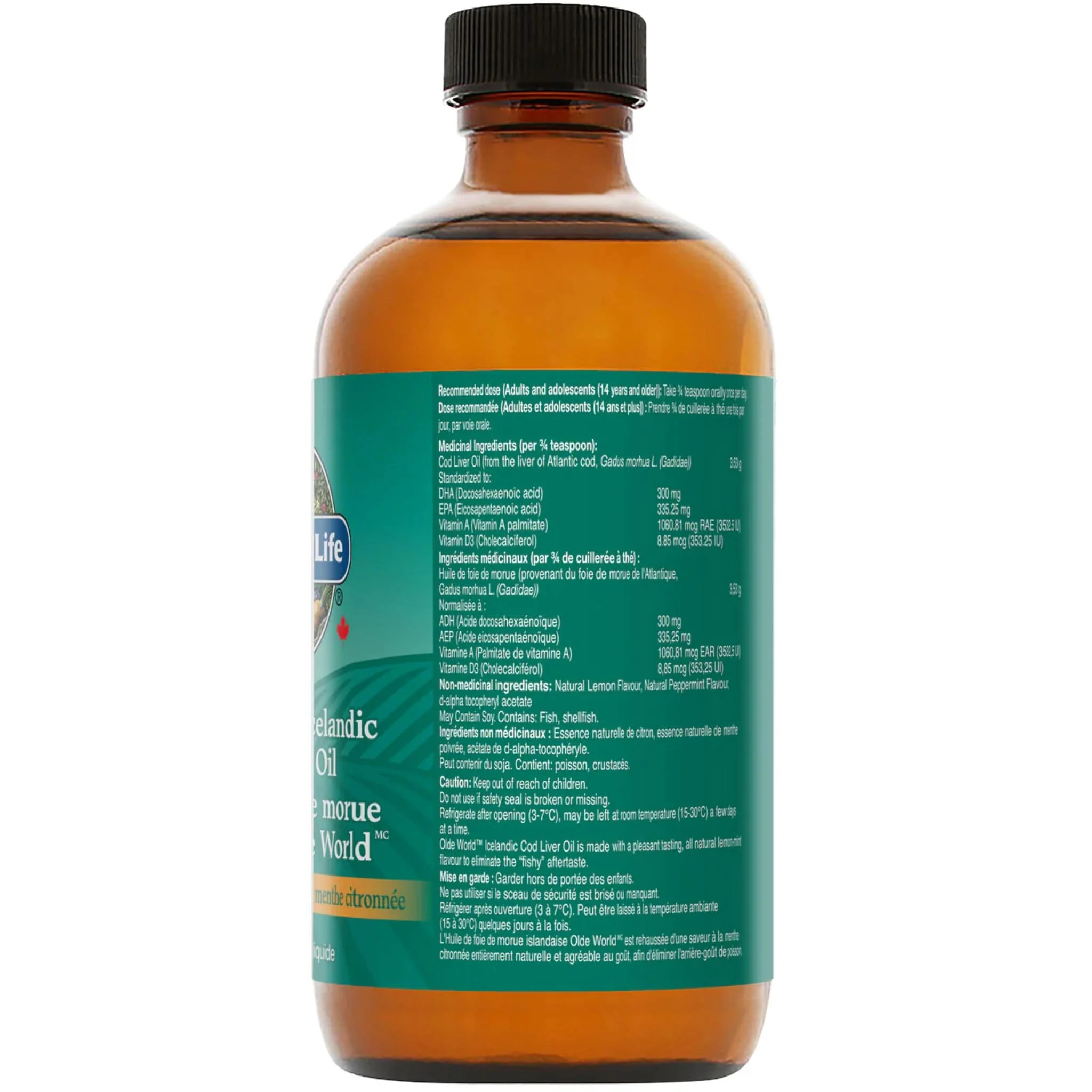 Garden of Life Olde World Icelandic Cod Liver Oil, 237ml - Image 3