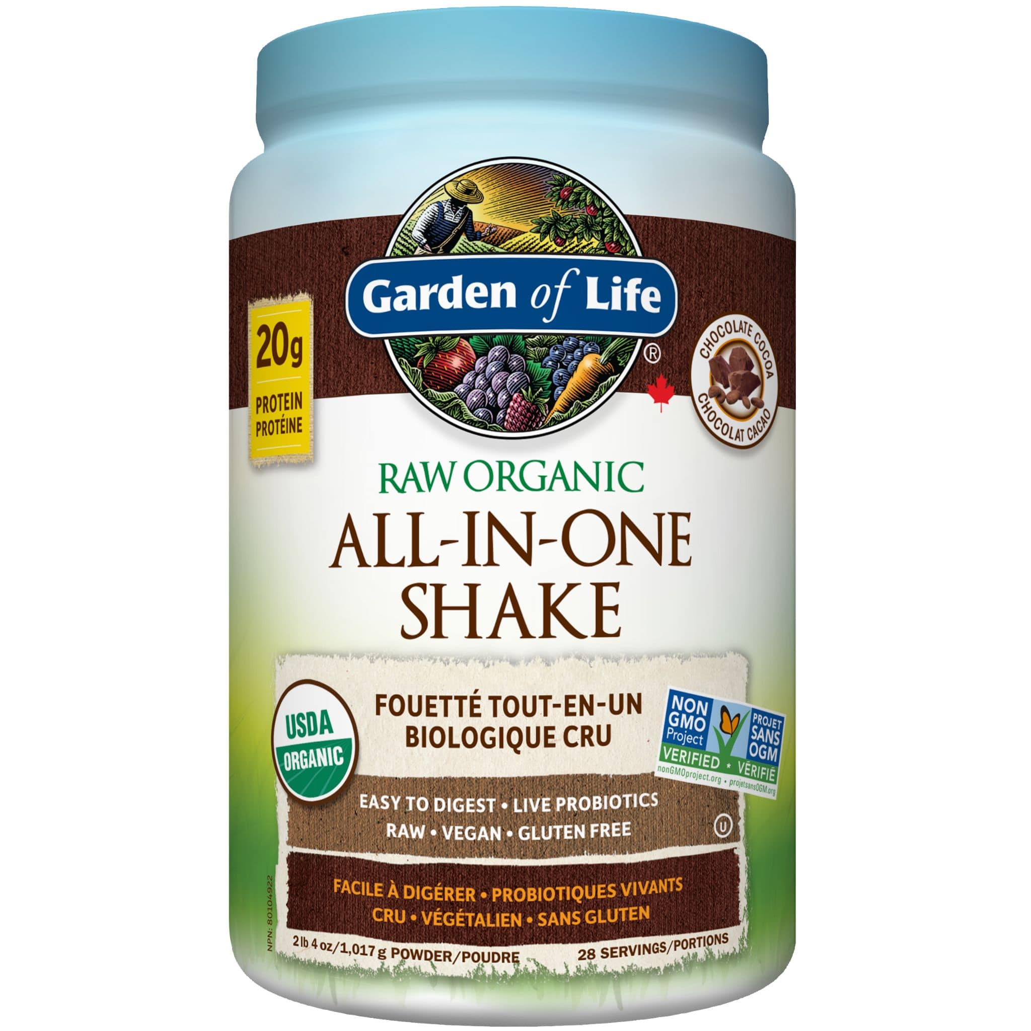 Garden of Life Raw Organic, All-In-One Nutritional Shake