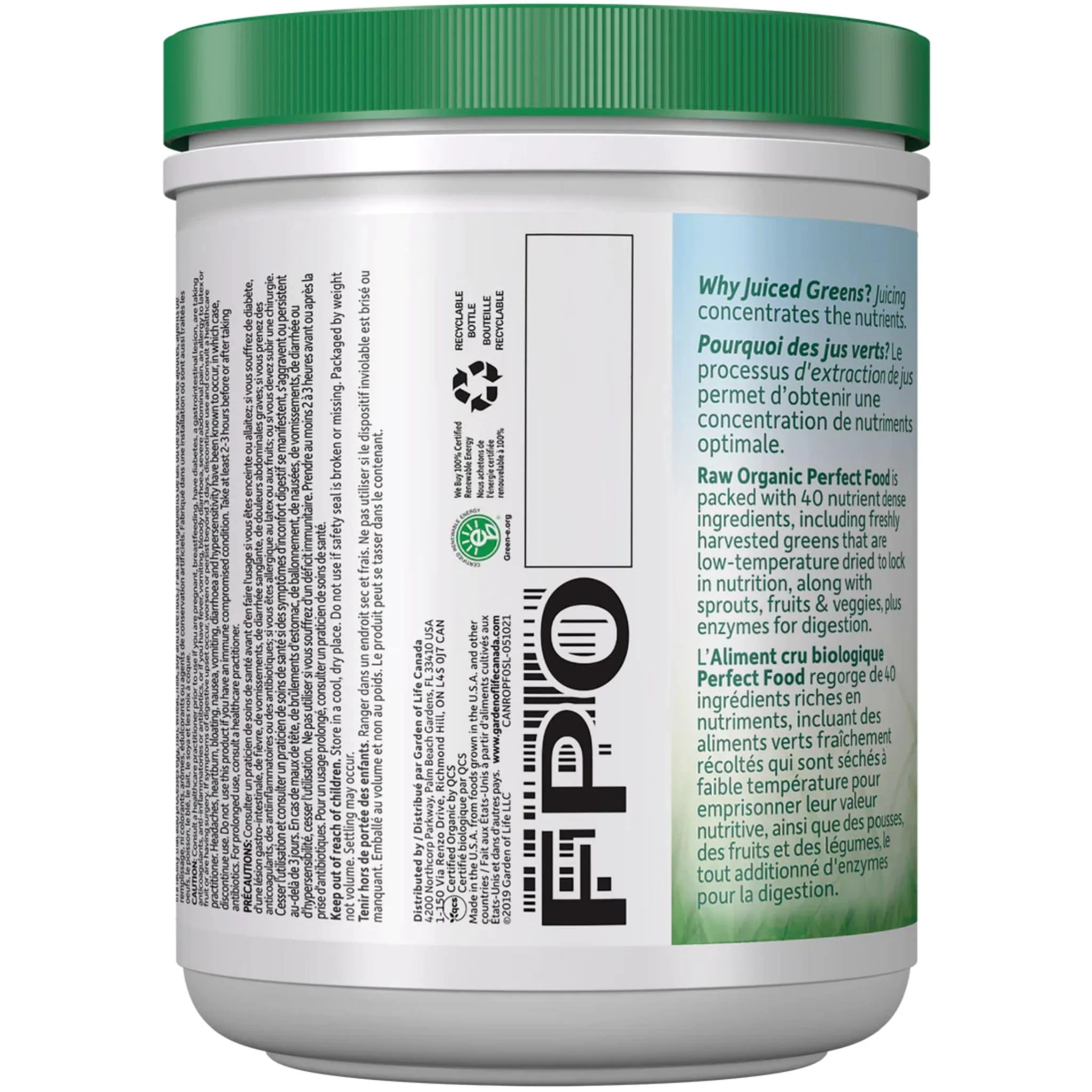 Garden of Life Raw Organic Perfect Food, 30 Servings - Image 13