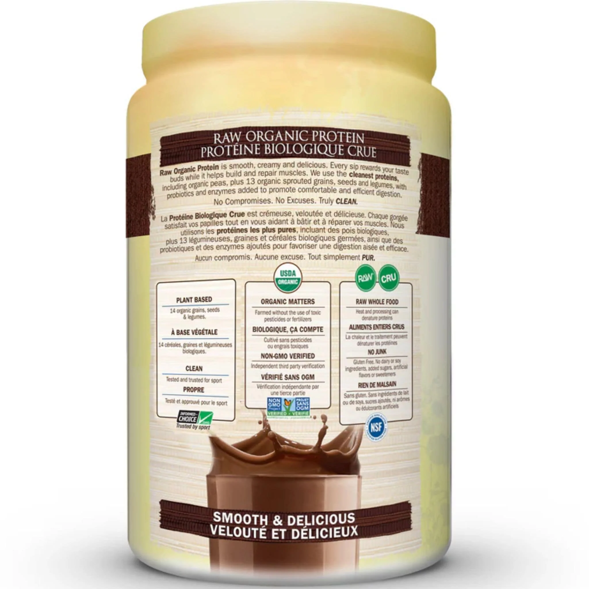 Garden of Life Raw Organic Protein Powder, 20 Servings - Image 2