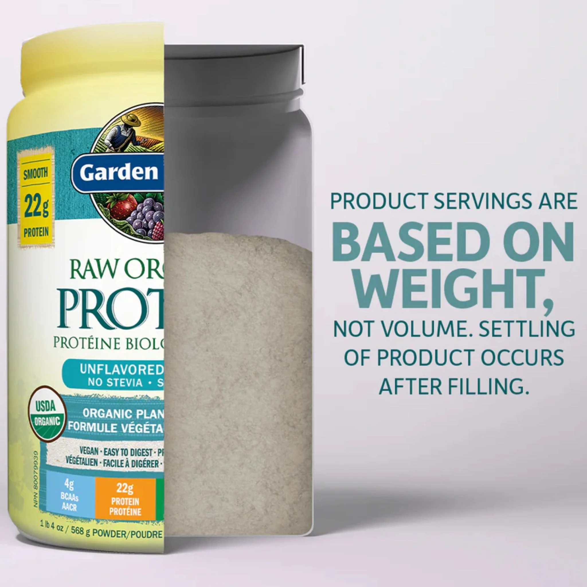 Garden of Life Raw Organic Protein Powder, 20 Servings - Image 24