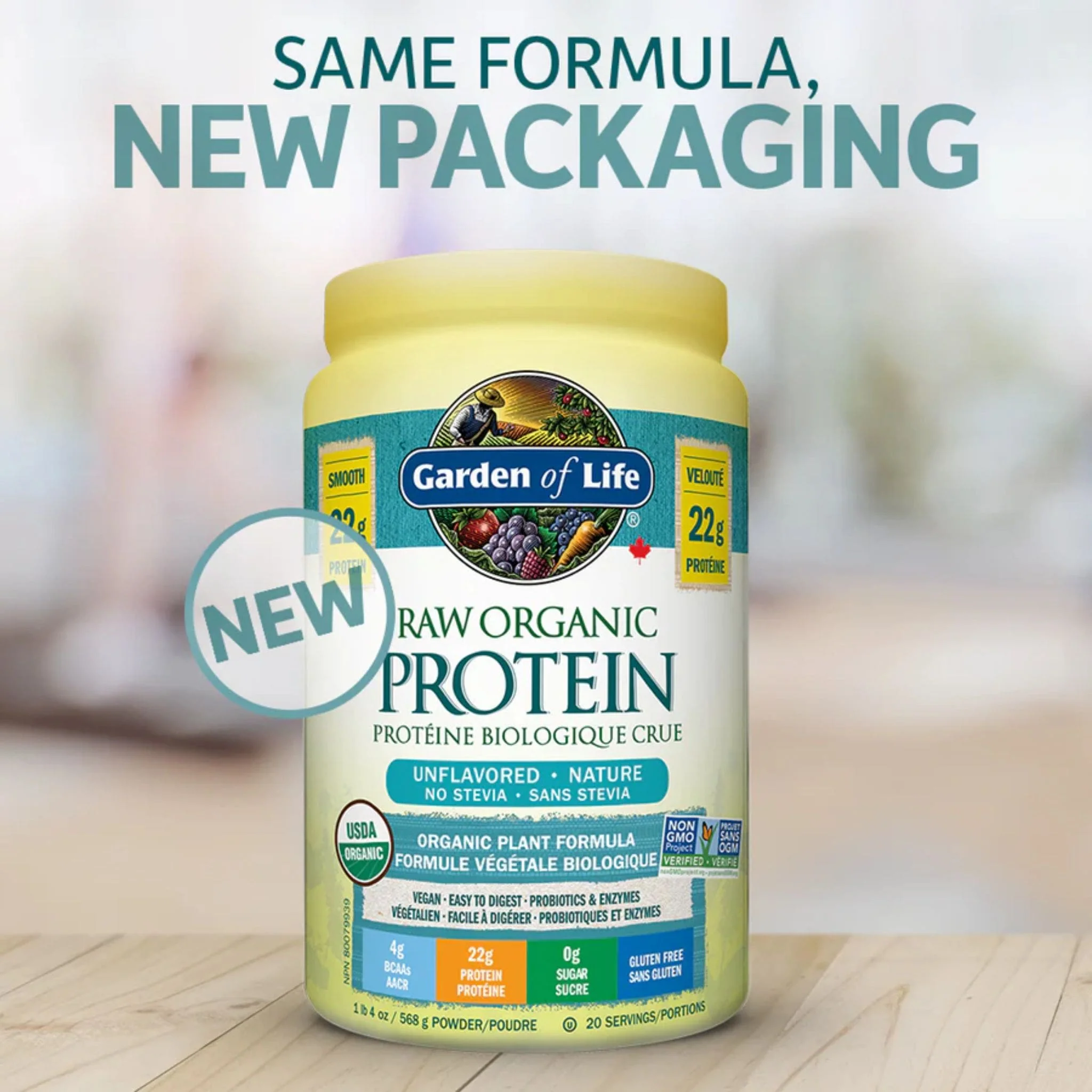 Garden of Life Raw Organic Protein Powder, 20 Servings - Image 28