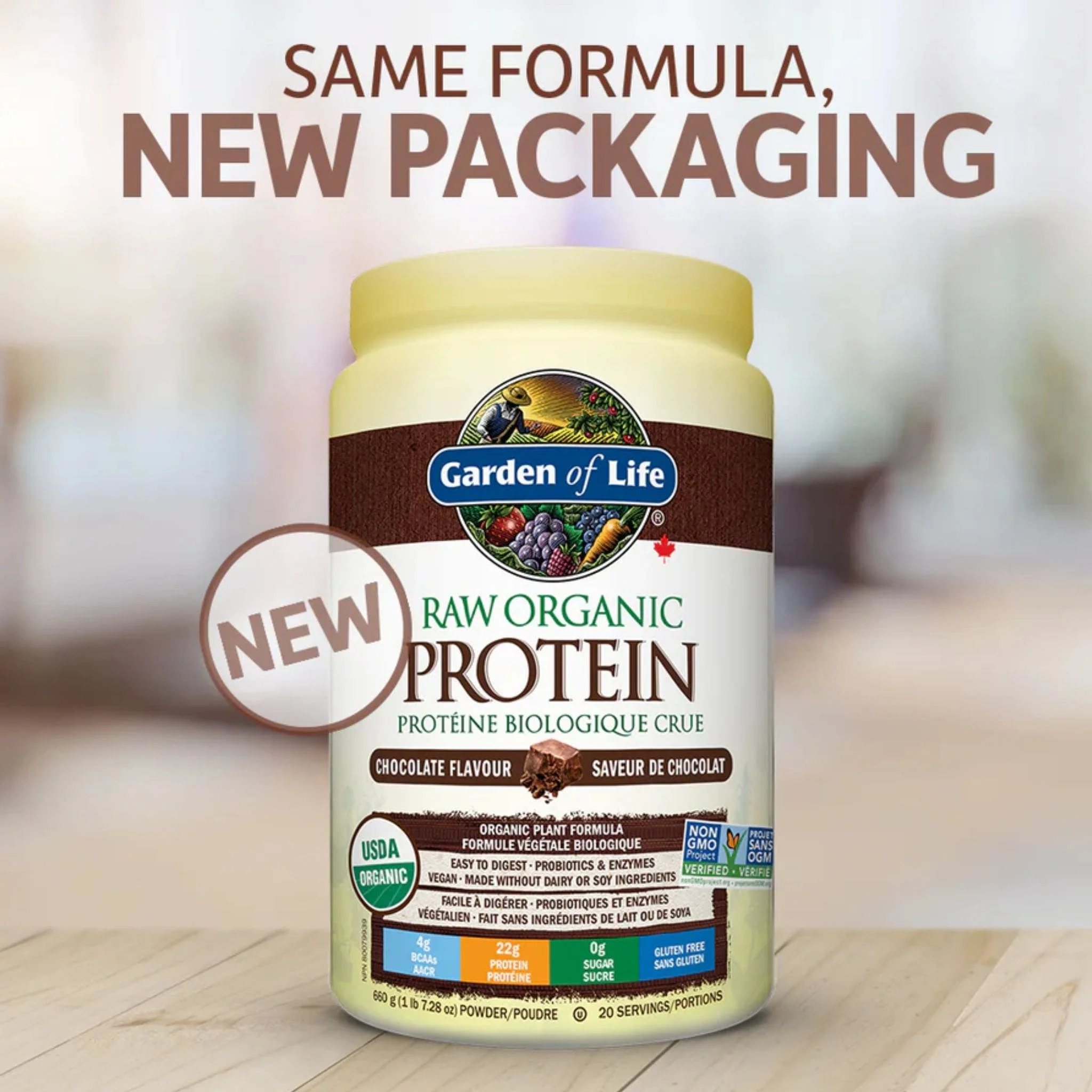 Garden of Life Raw Organic Protein Powder, 20 Servings - Image 8