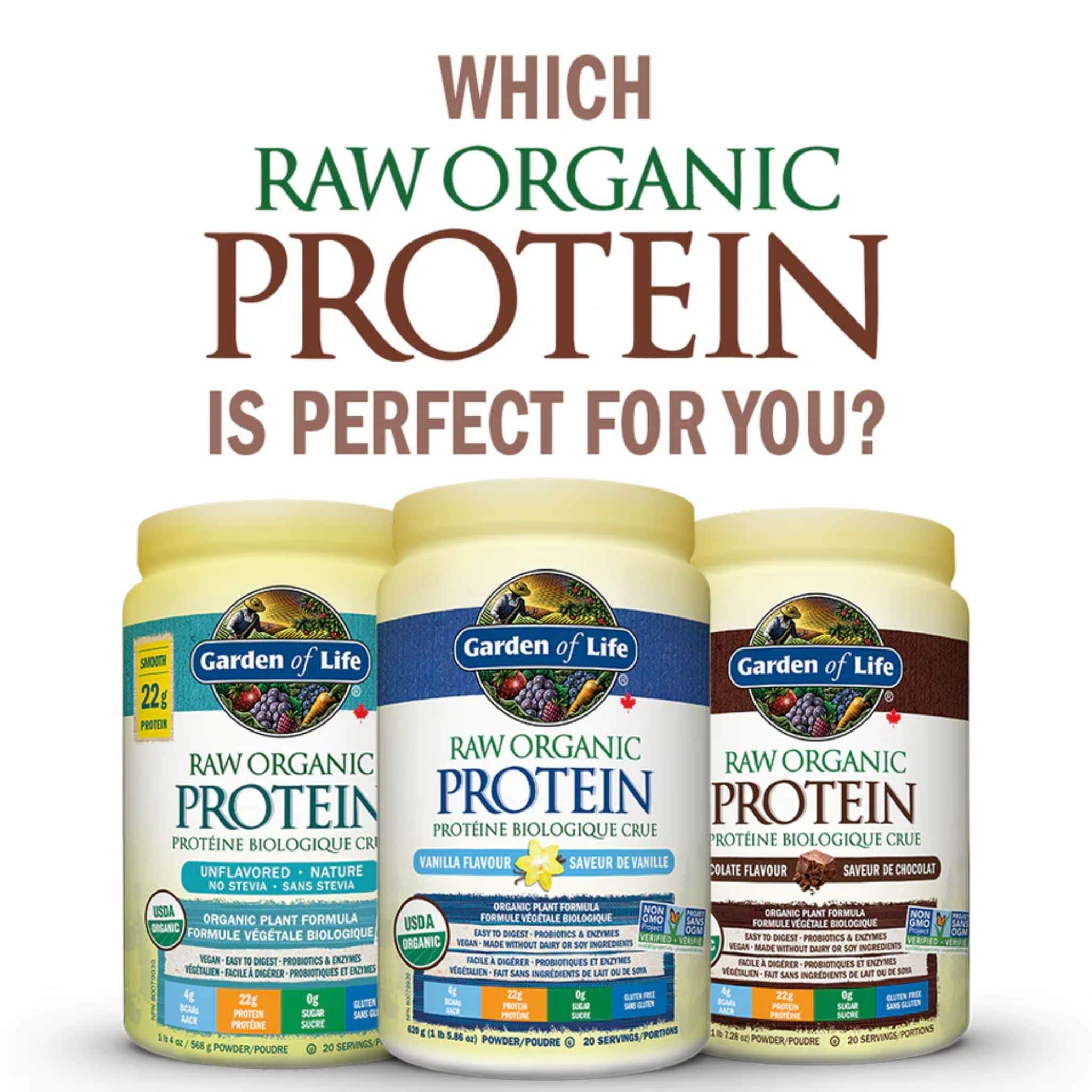 Garden of Life Raw Organic Protein Powder, 20 Servings - Image 9