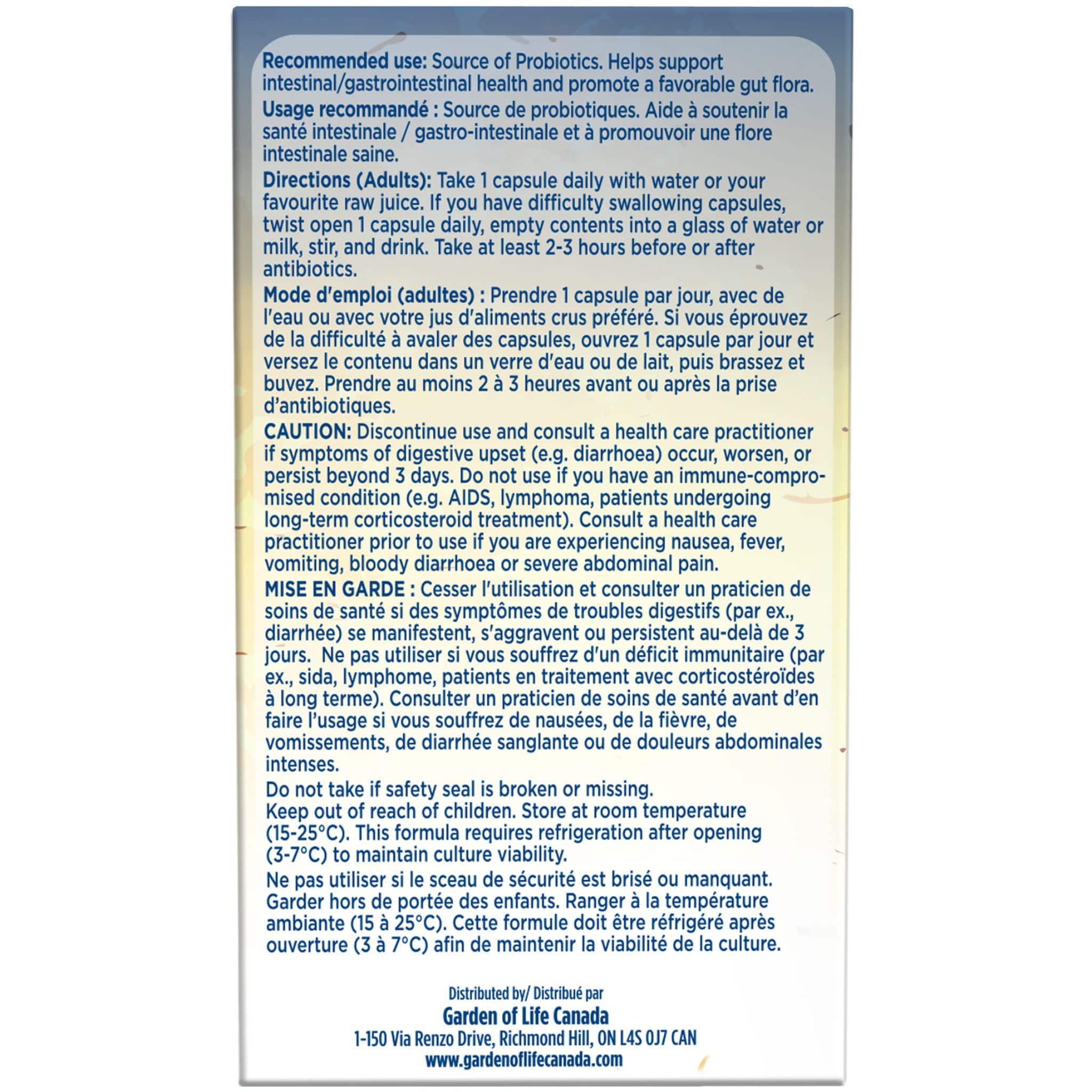 Garden of Life Raw Primal Defense Ultra 50 Billion CFU Live Bacteria, Non-Dairy, 60 Utrazorbe Capsules - Image 3
