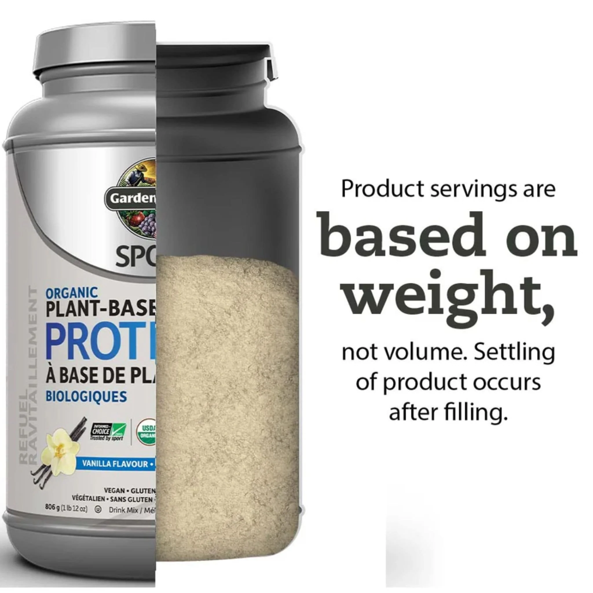 Garden of Life Sport Protein Organic Plant Based Protein, 806g-840g - Image 13