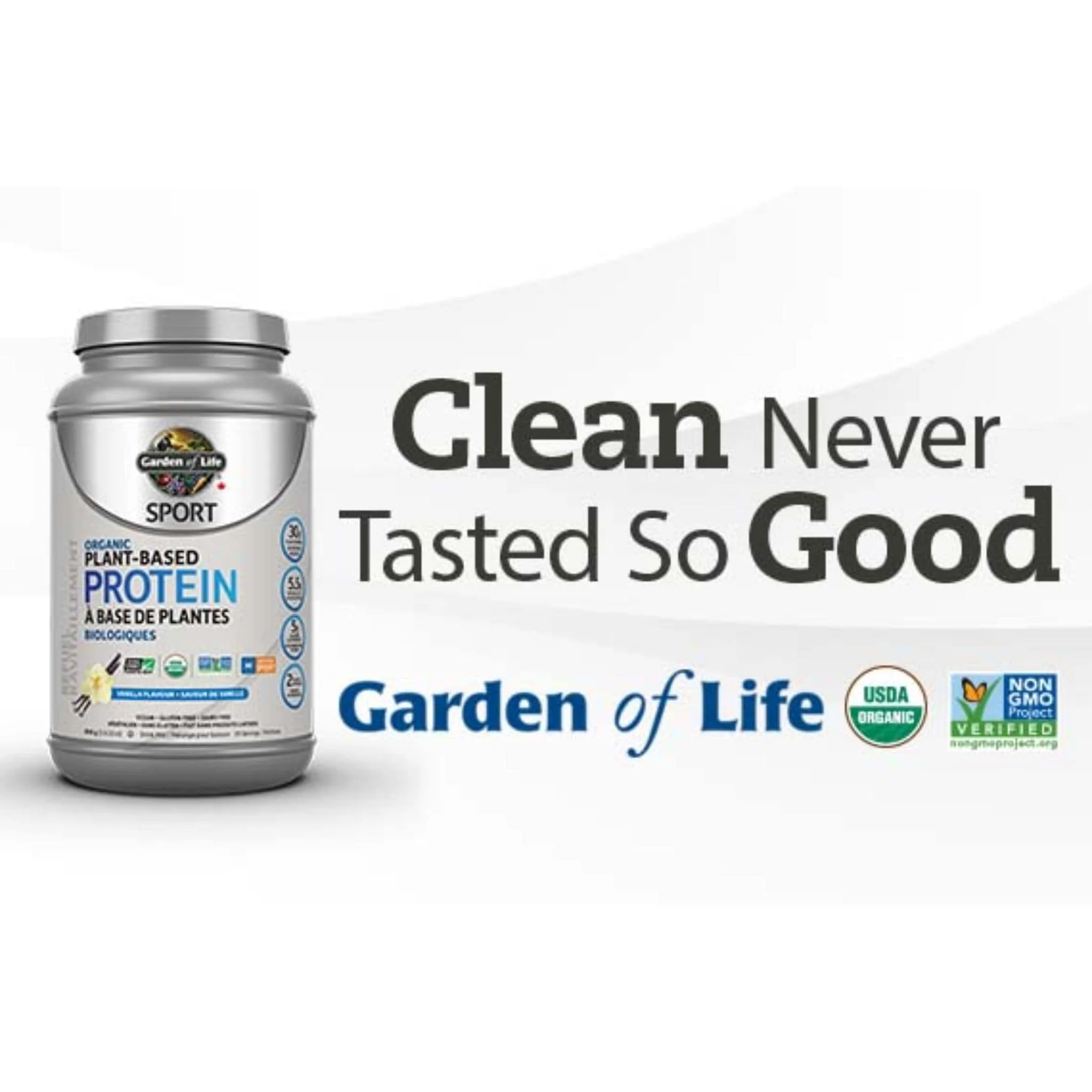 Garden of Life Sport Protein Organic Plant Based Protein, 806g-840g - Image 15