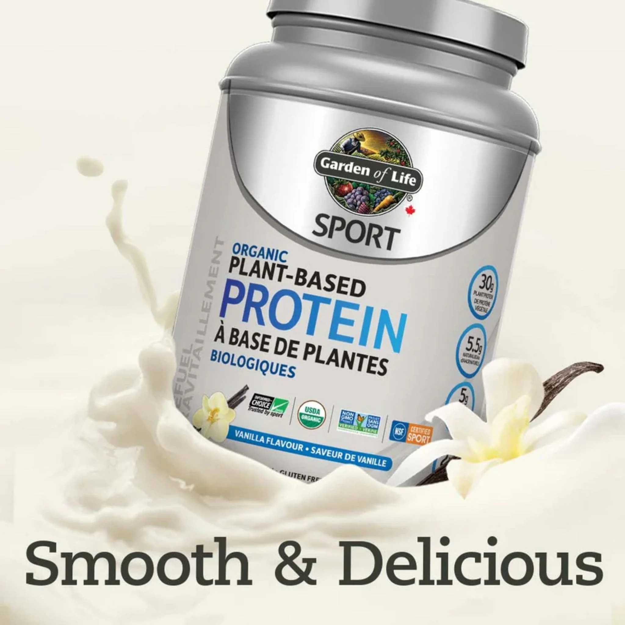 Garden of Life Sport Protein Organic Plant Based Protein, 806g-840g - Image 16