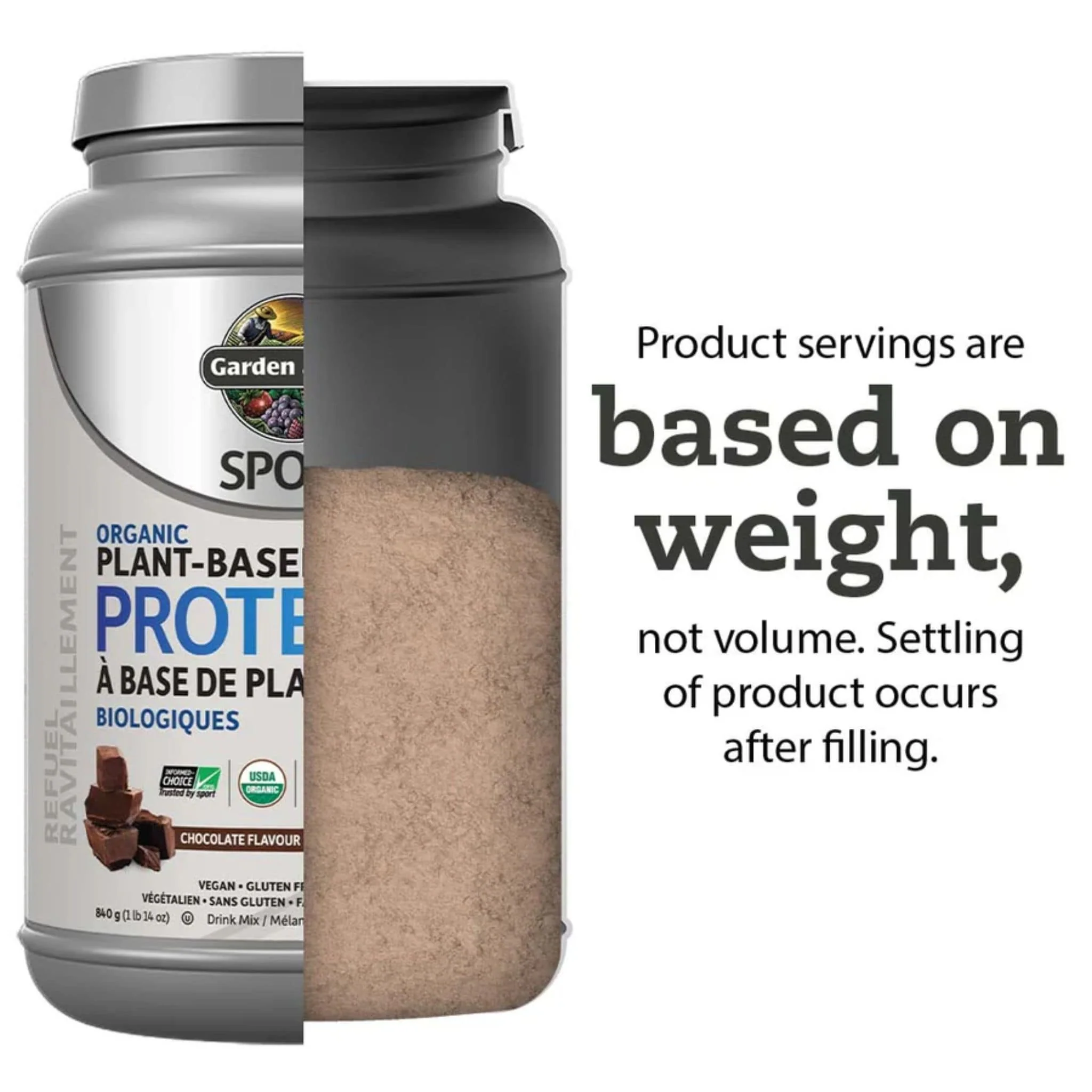 Garden of Life Sport Protein Organic Plant Based Protein, 806g-840g - Image 4