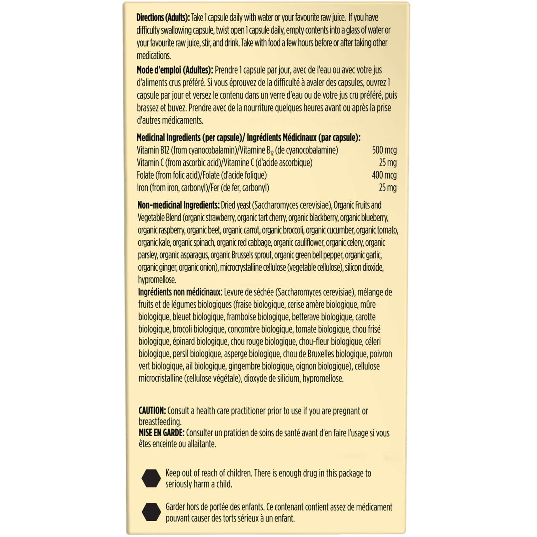 Garden of Life Vitamin Code Raw Iron, 30 Vcaps - Image 2