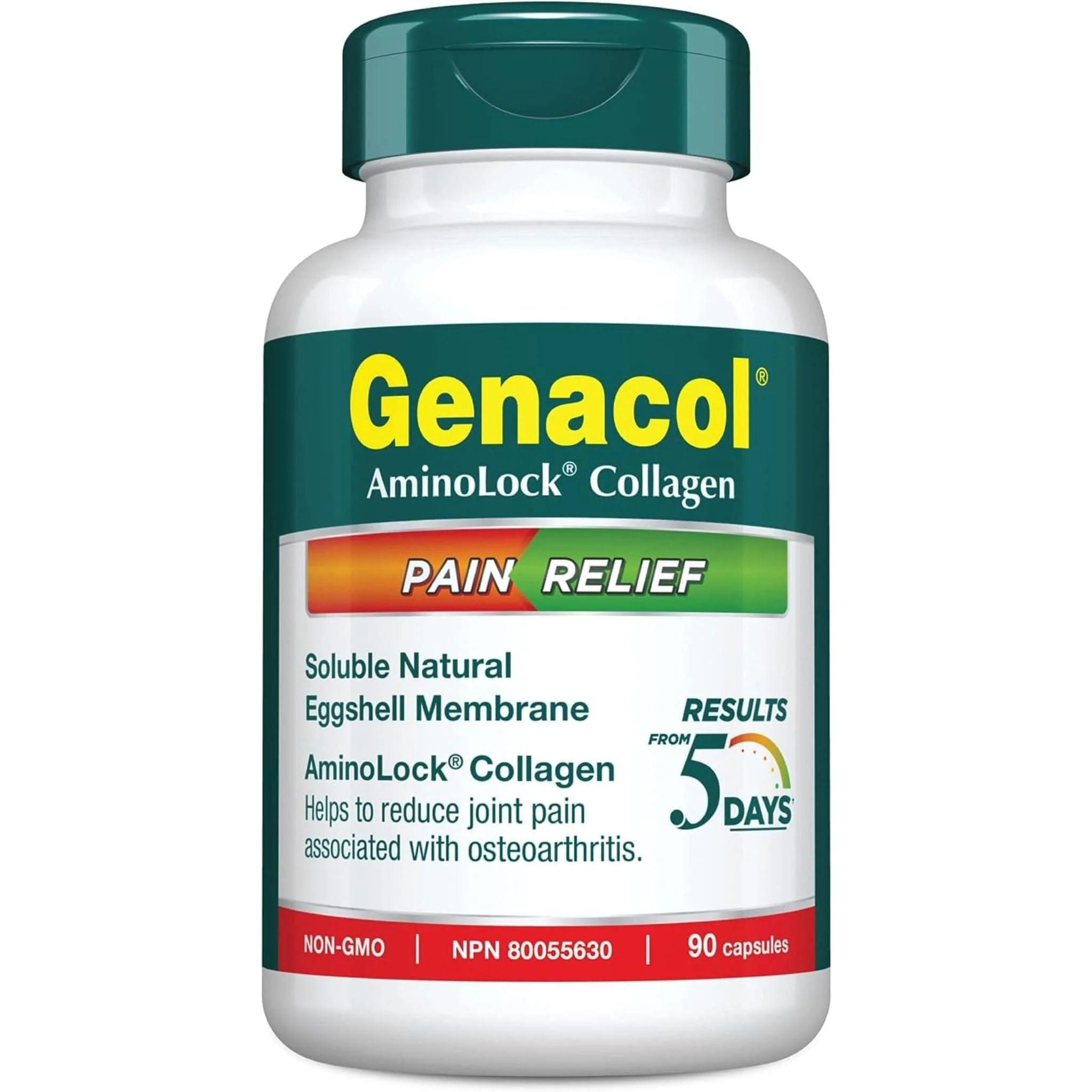 Genacol Pain Relief Capsules, Reduce Joint Pain In 5 Days