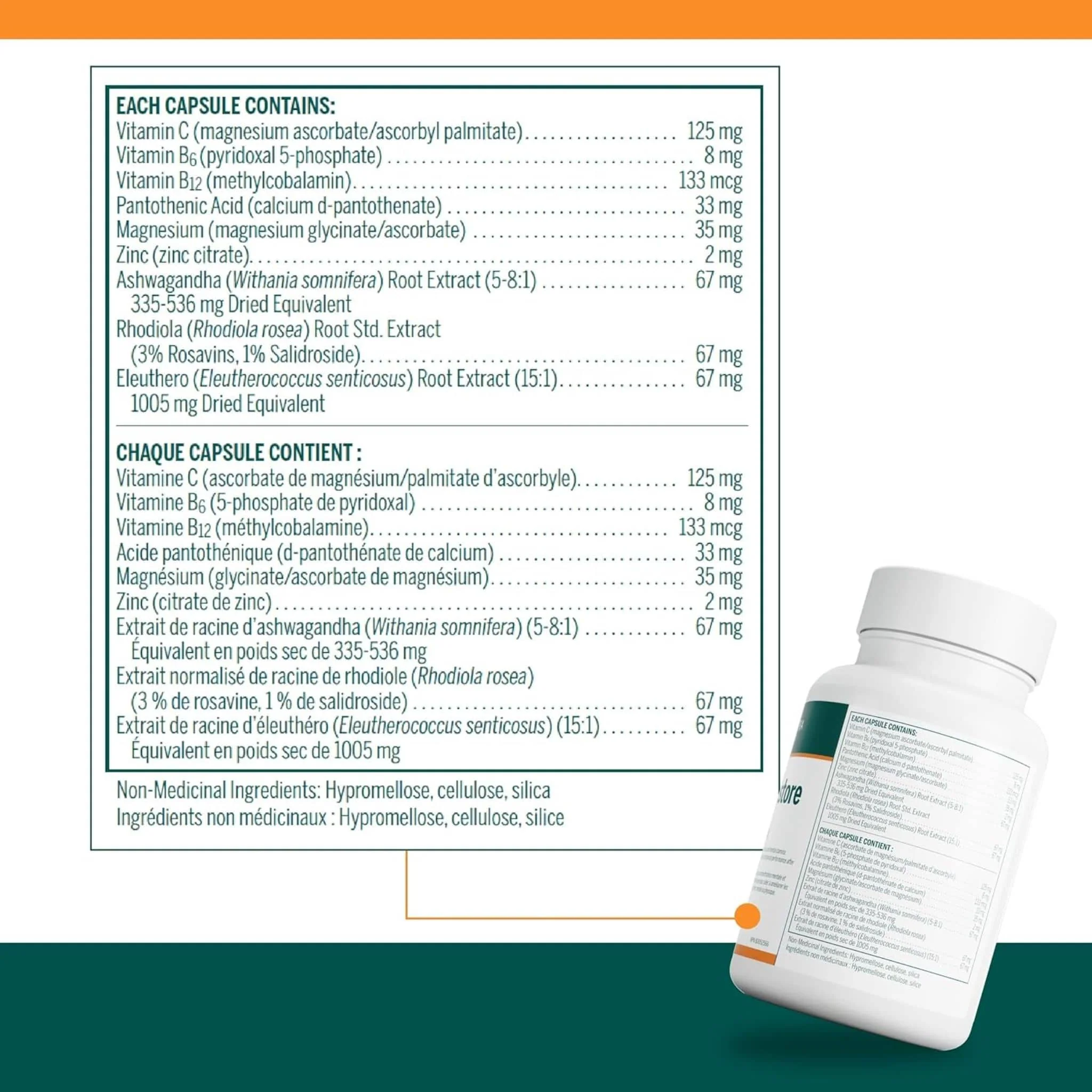 Genestra Adreno Restore, 90 Vegetarian Capsules - Image 2
