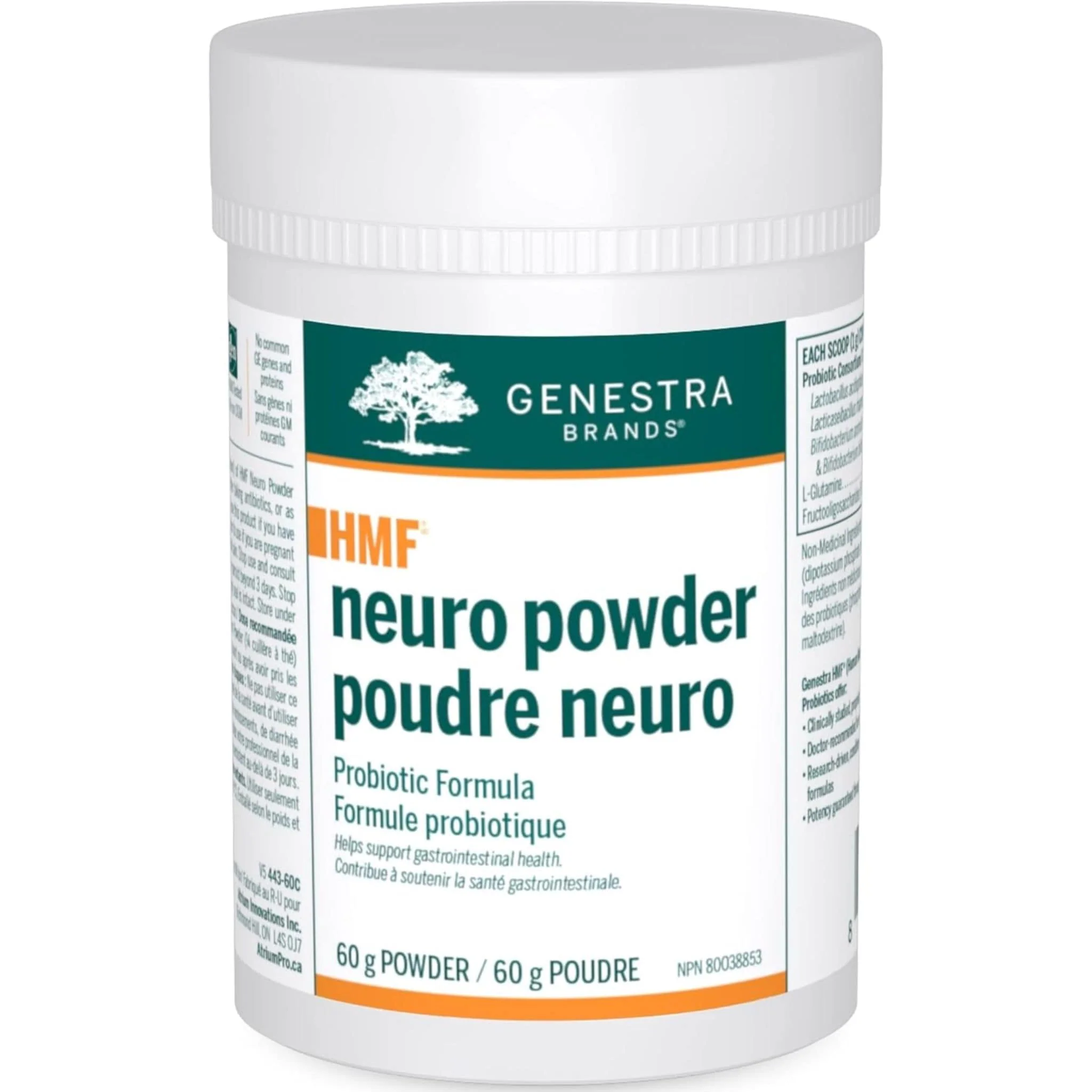 Genestra HMF Neuro Powder, 60g - Store in Fridge