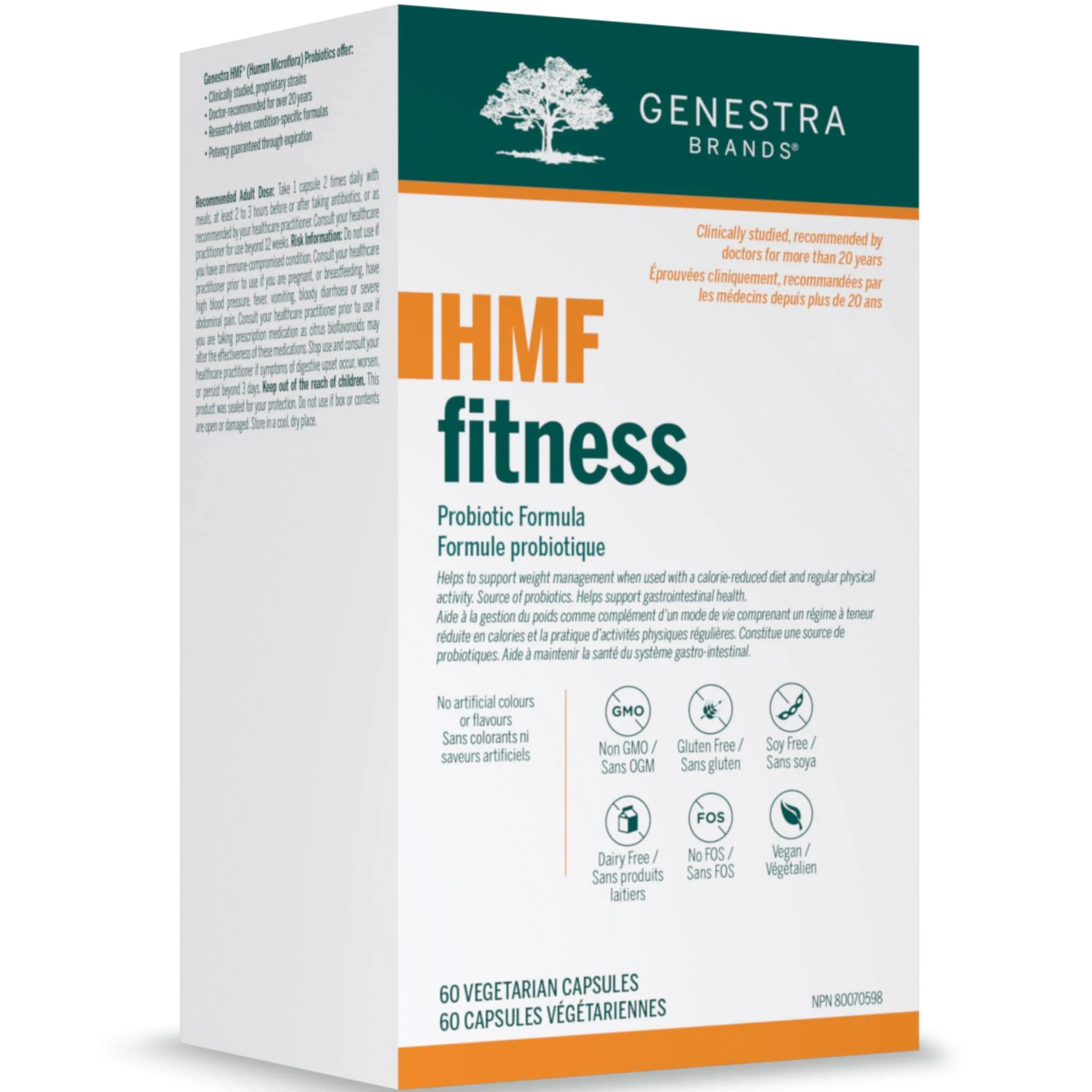 Genestra HMF Fitness, 15 Bllion CFU, 60 Capsules