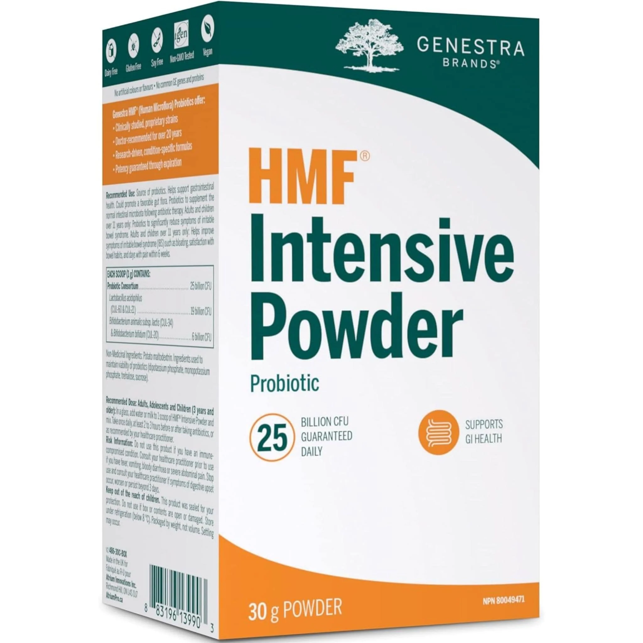 Genestra HMF Intensive Powder, 30g - Store in Fridge