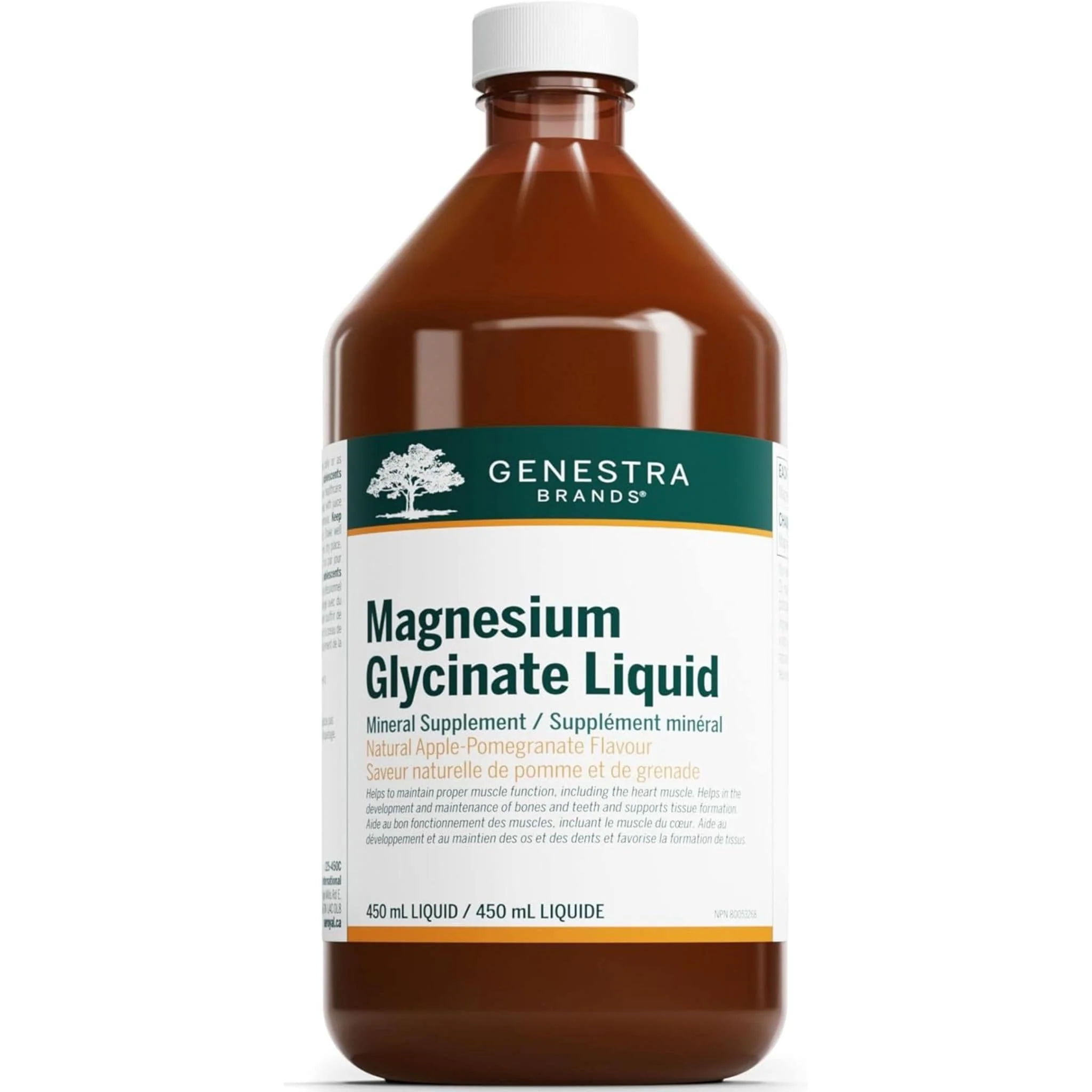 Genestra Magnesium Bis-Glycinate Liquid, 450ml
