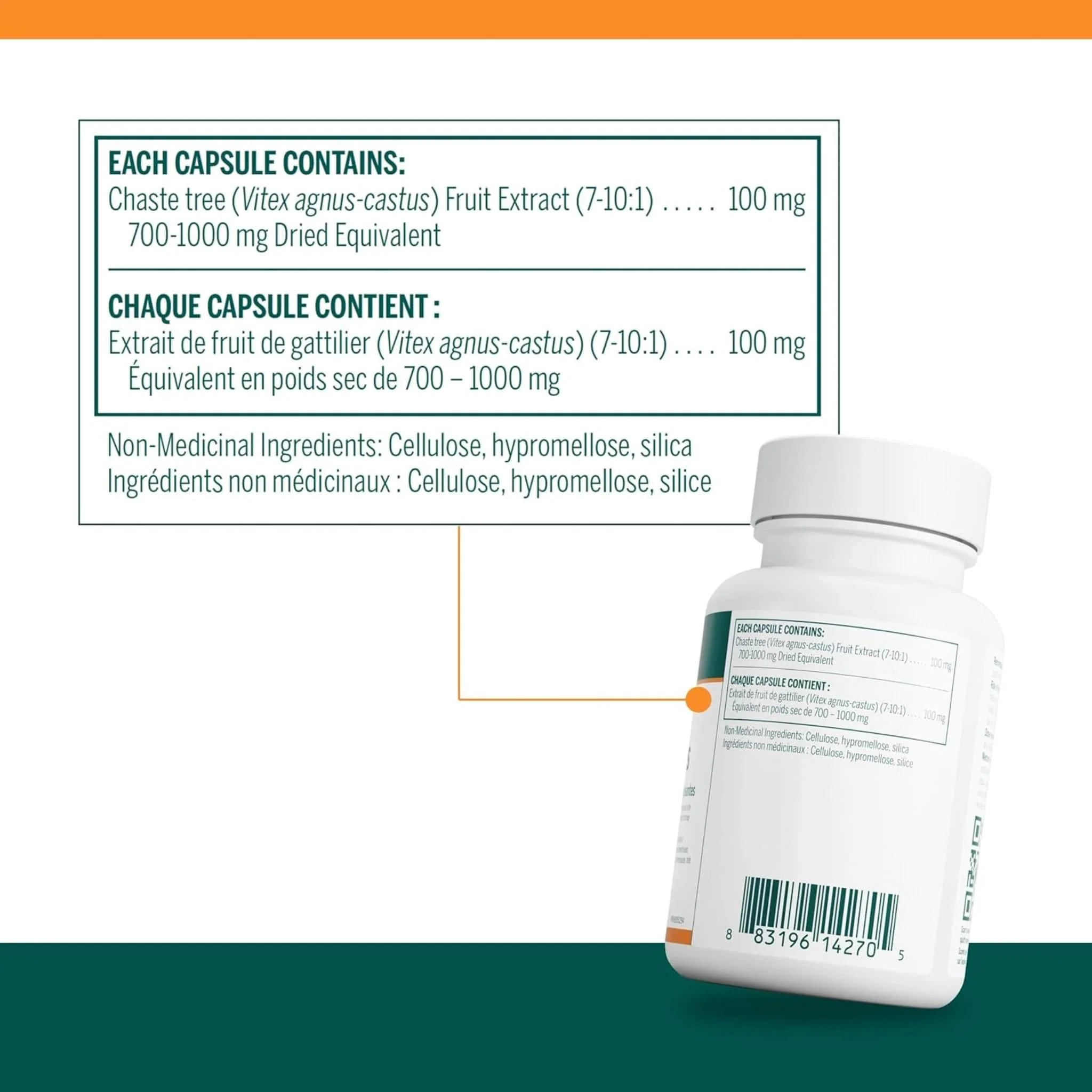 Genestra Vitex agnus-castus 100mg, 60 Capsules - Image 2