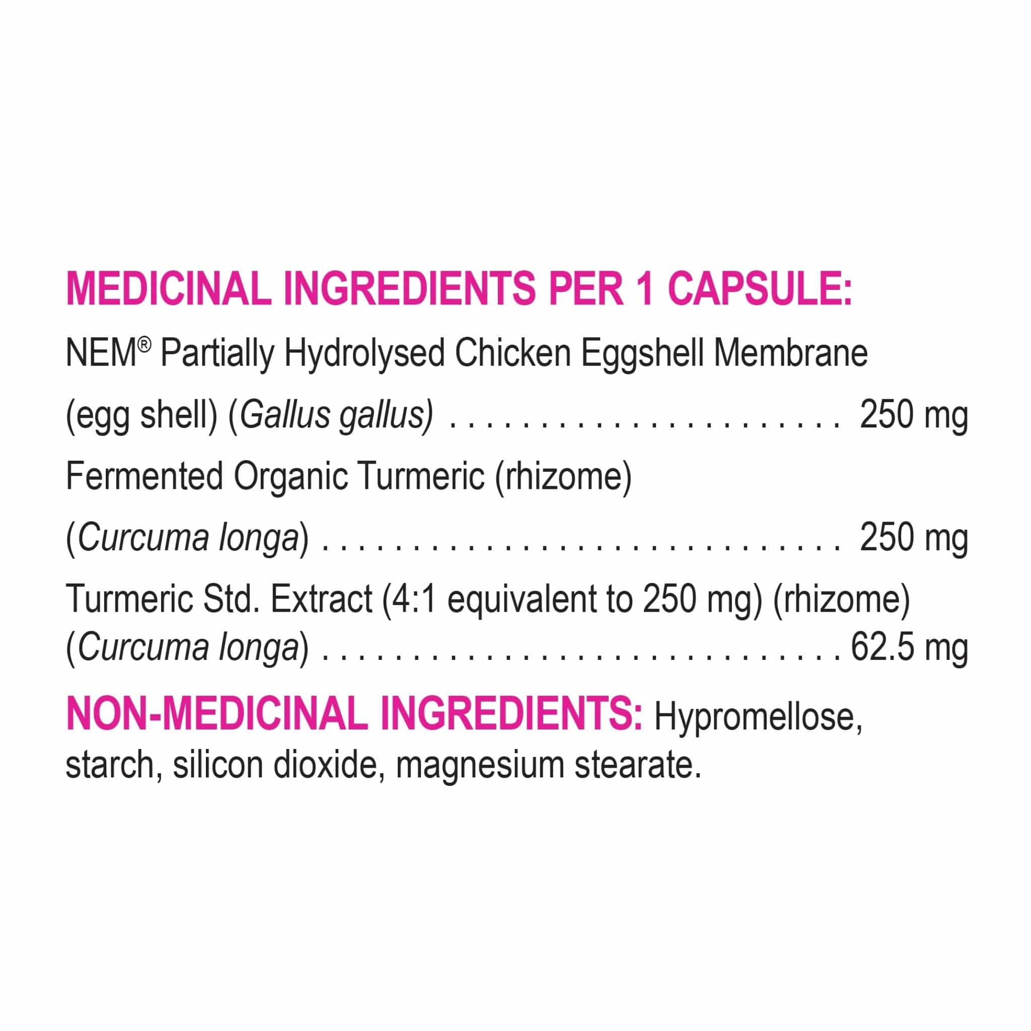 Genuine Health Joint Relief with NEM and Fermented Turmeric, Reduce Pain and Stiffness, 60 Capsules - Image 2