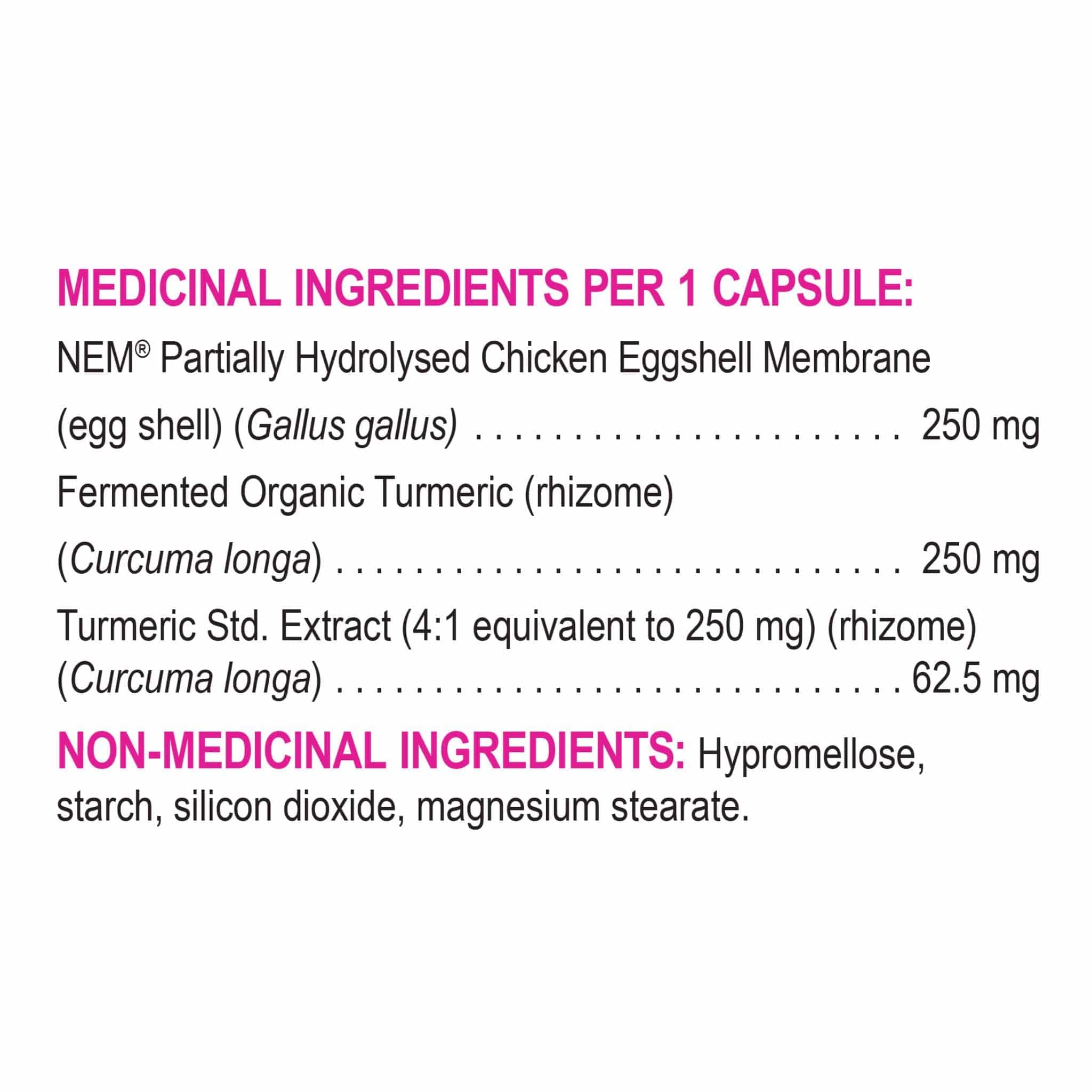 Genuine Health Joint Relief with NEM and Fermented Turmeric, Reduce Pain and Stiffness, 60 Capsules - Image 5