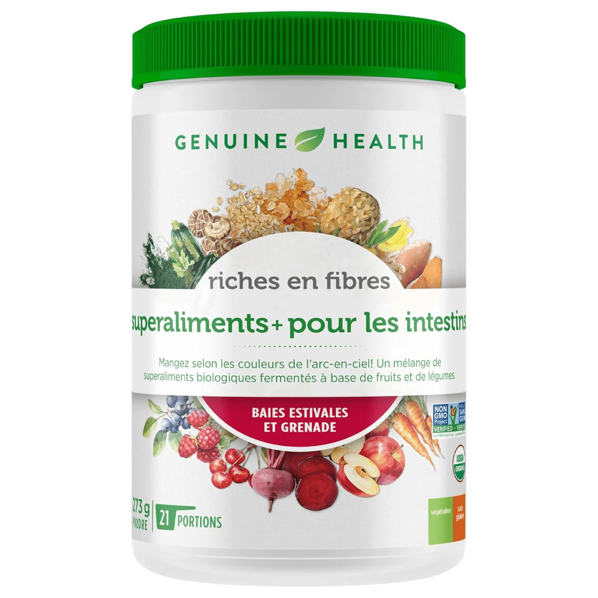 Genuine Health High Fibre Gut Superfoods+ Powder (Formerly Known as Fermented Organic Gut Superfoods+), 229-273g - Image 3