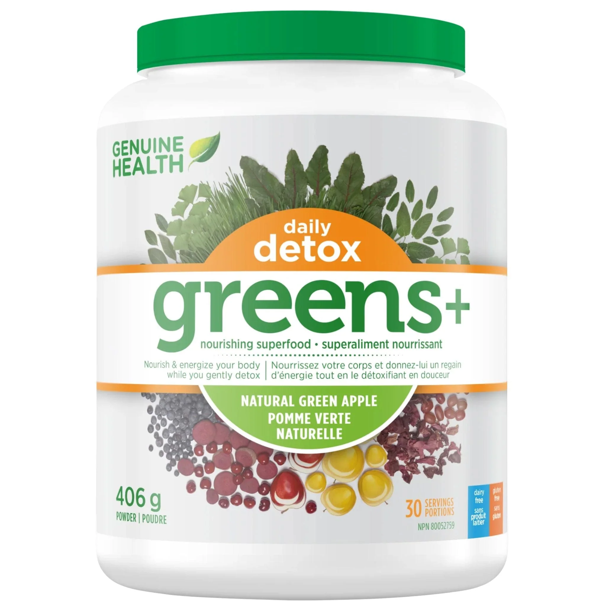Genuine Health Greens+ Daily Detox Powder - Image 2