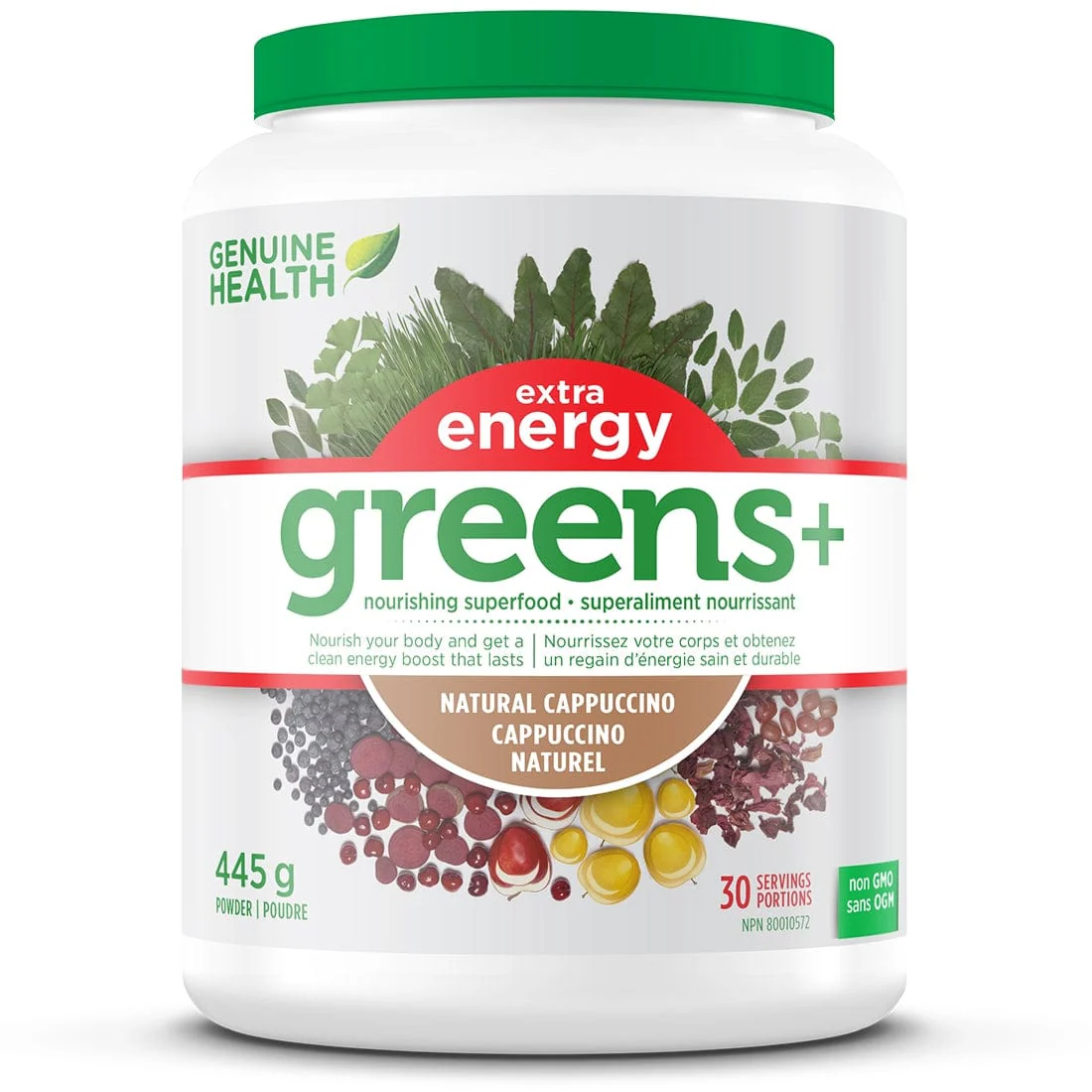 Genuine Health Greens+ Extra Energy Greens Powder - Image 2