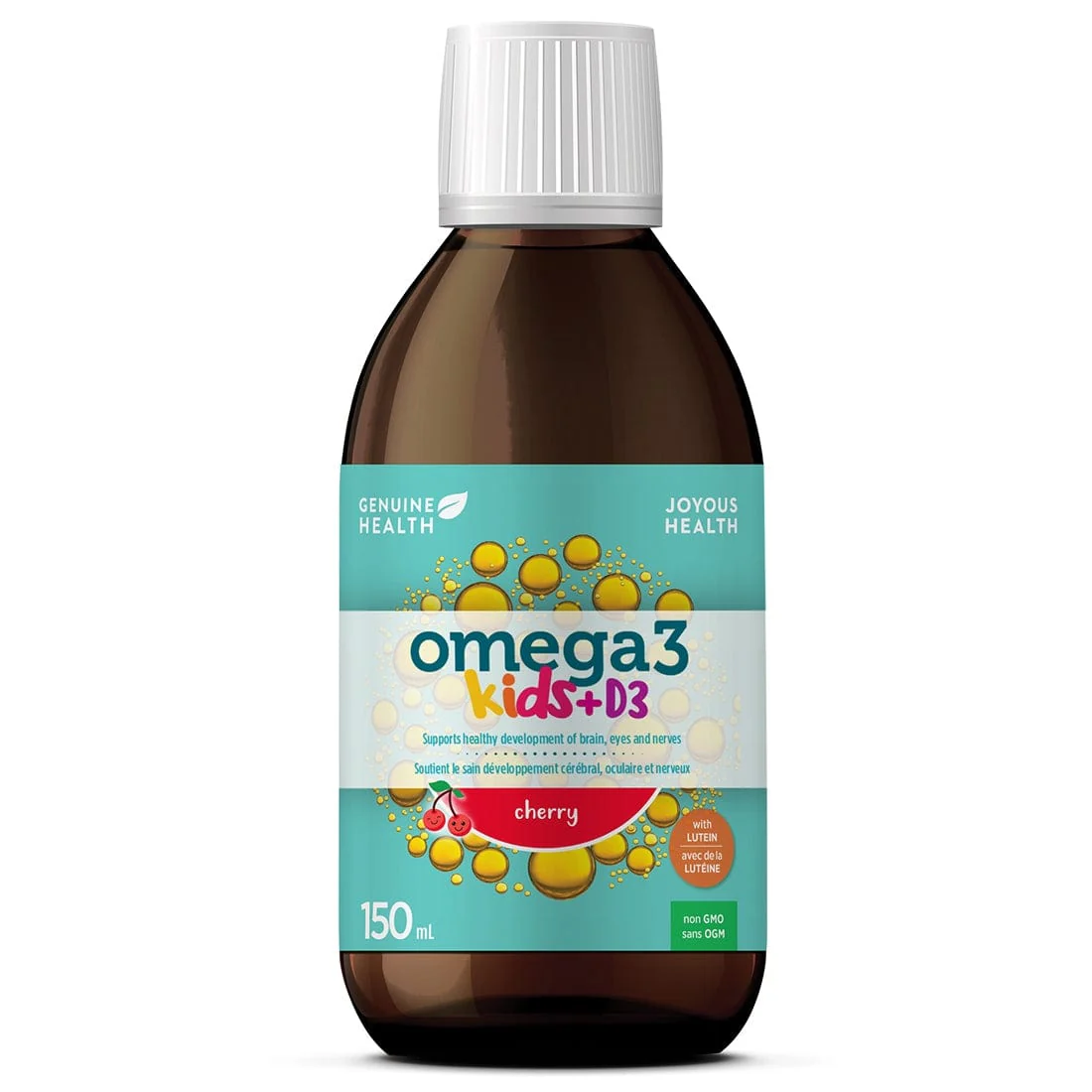 Genuine Health Omega3 Kids + D3 with Lutein (Non-GMO), 150ml - Image 2