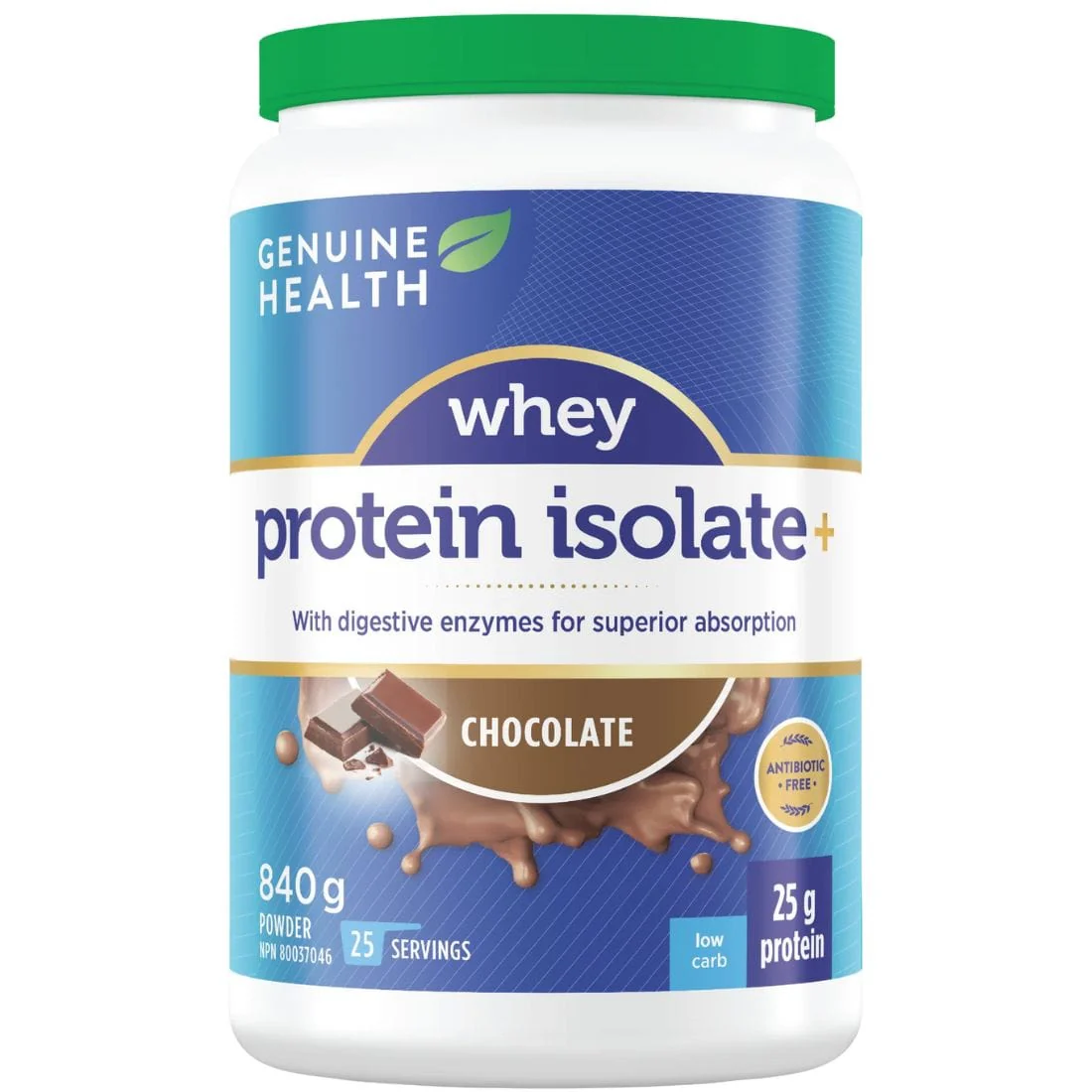 Genuine Health Whey Protein Isolate, Grass Fed Whey & Antibiotic Free Protein Powder - Image 2