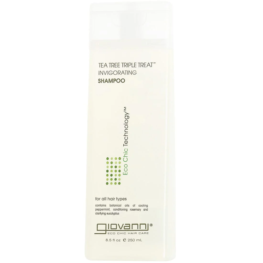 Giovanni Eco Chic Tea Tree Triple Treat Invigorating Shampoo, 250ml