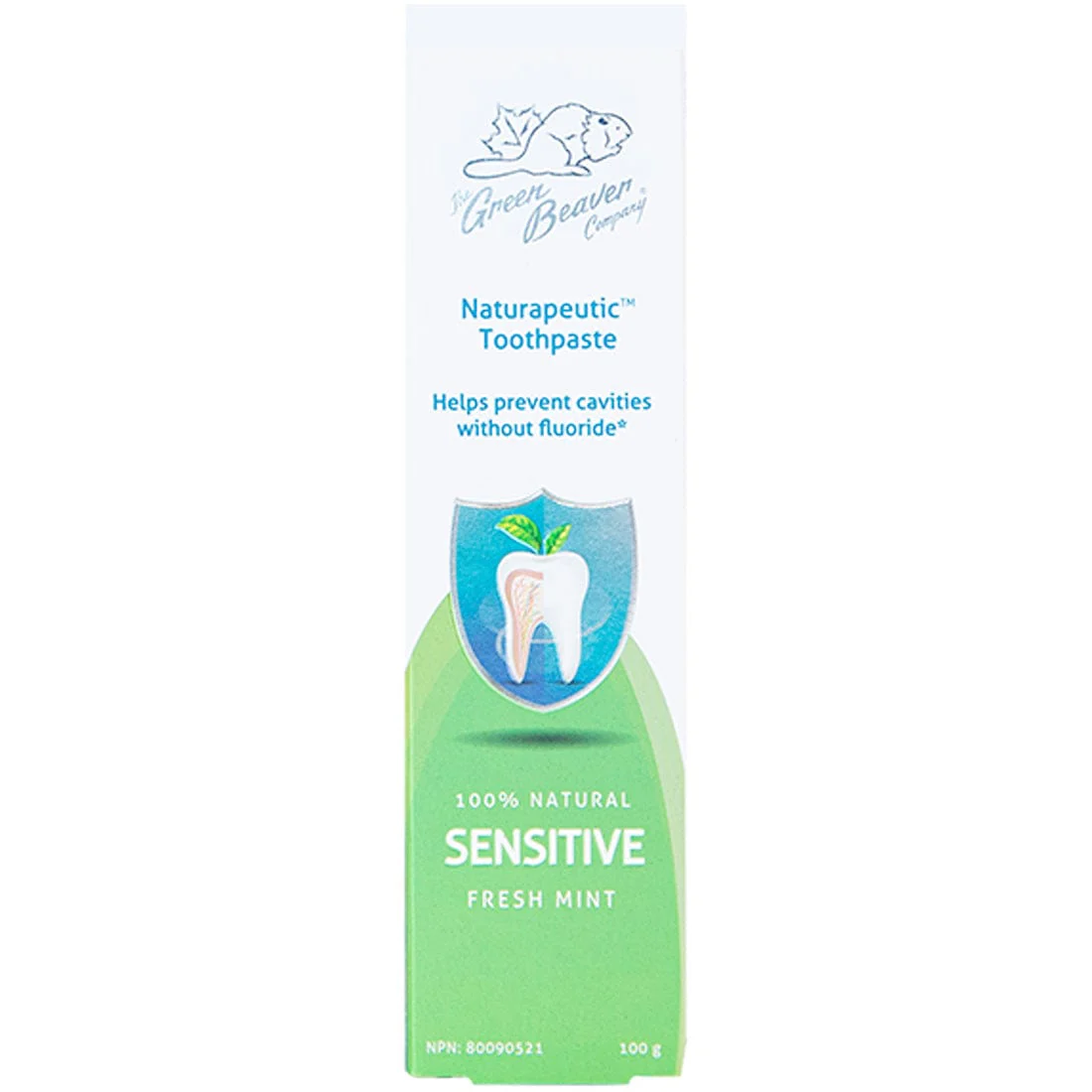 Green Beaver Sensitive Toothpaste (Reduce Tooth Sensativity Naturally), 100g (NEW!) - Image 2