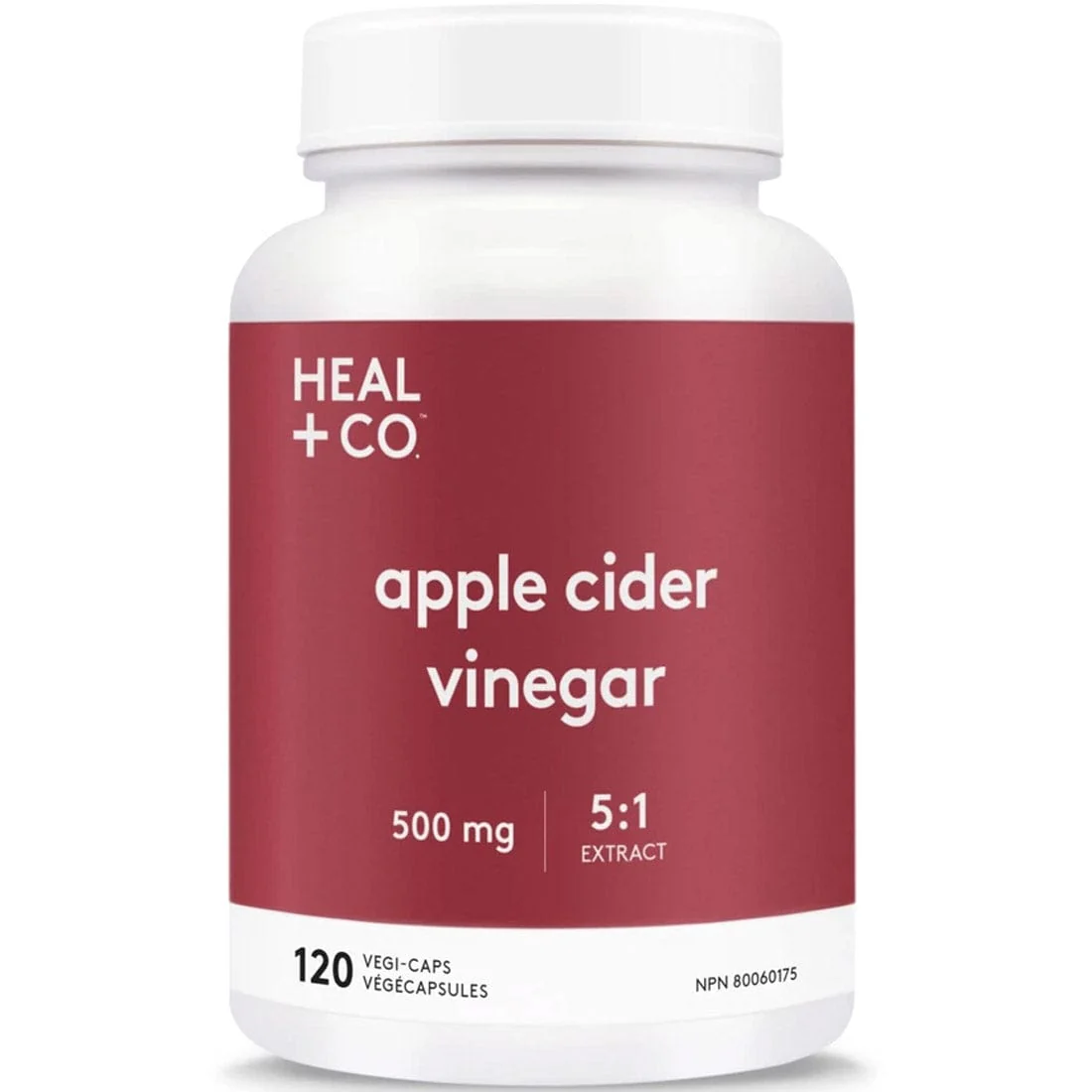 Heal+ Co. Apple Cider Vinegar (5:1) 500mg - Image 2